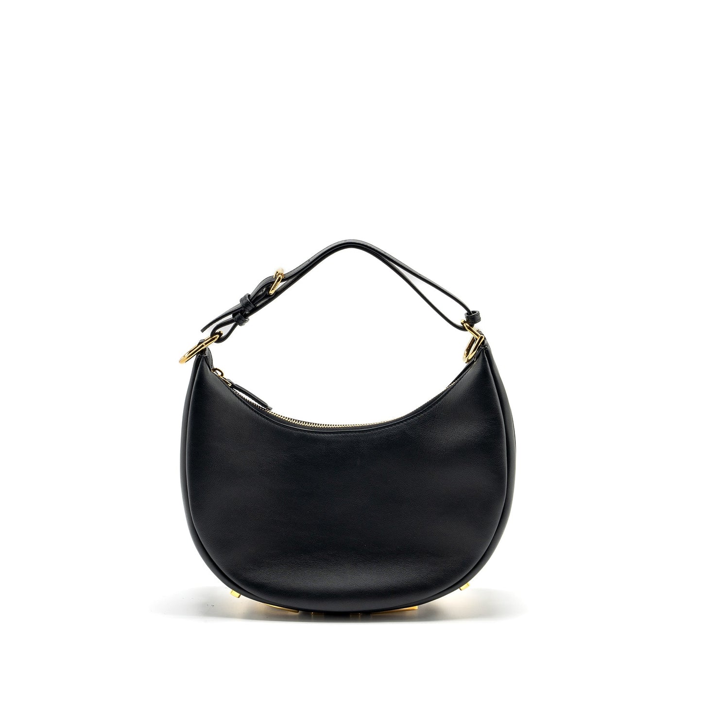 Fendi graphy Purse Calfskin Black Small Travel Bag