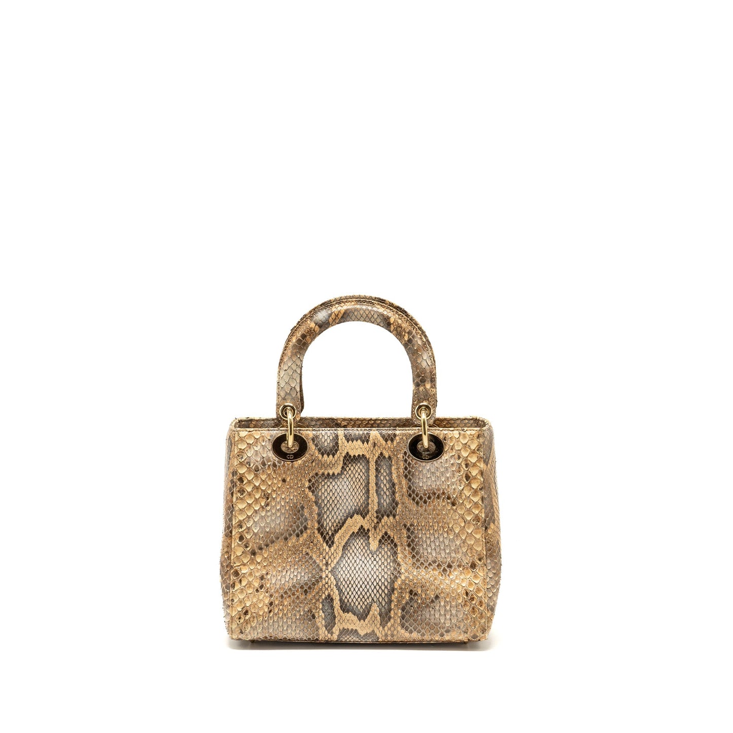 Dior Lady Python Multicolour Handbag Medium Travel Bag Multicolour Handbag