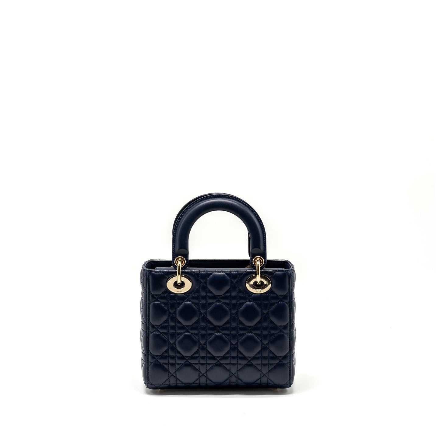 Dior My Abc Lady Lambskin Navy Handbag Small Travel Bag