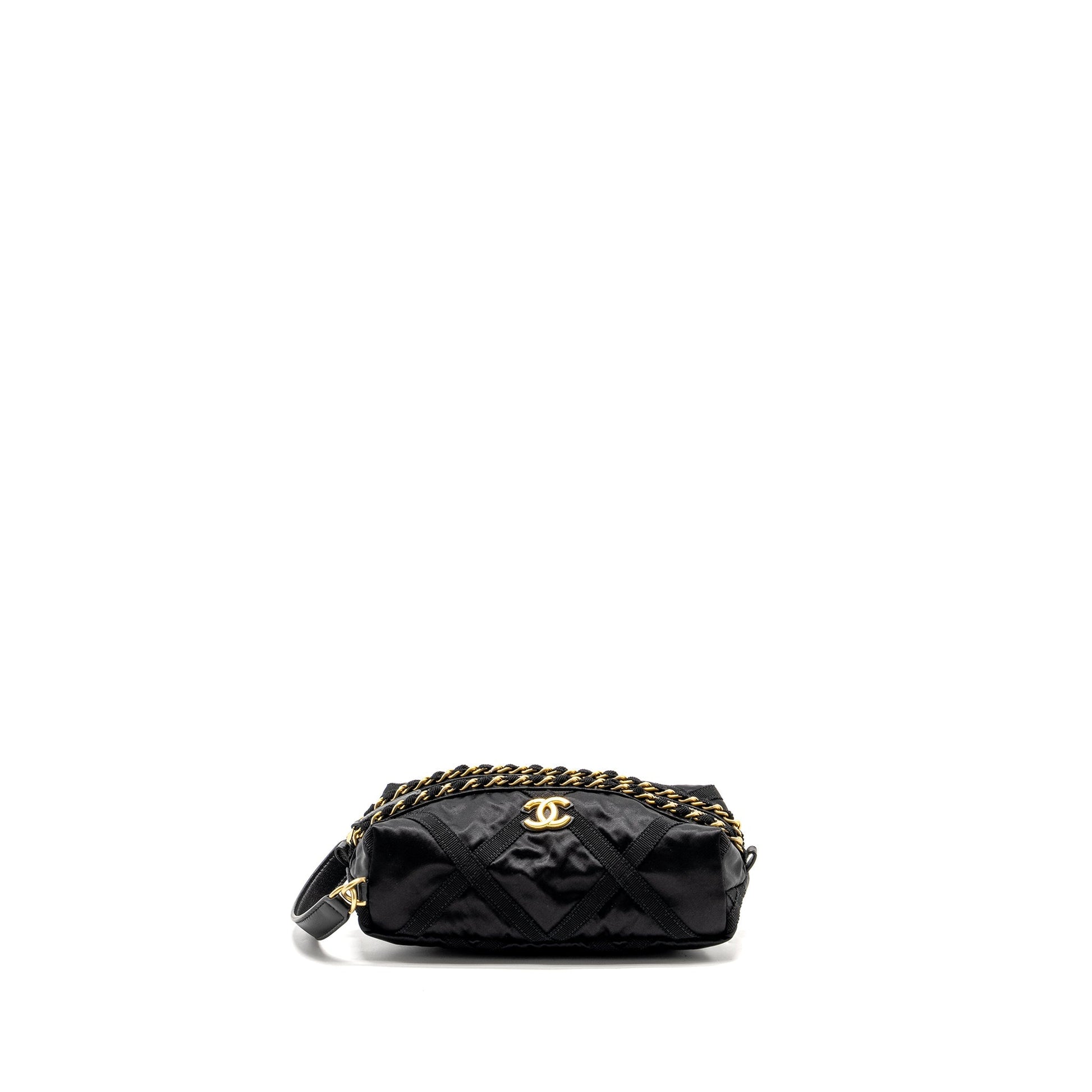 Chanel 22p leep Mask Nylon GHW Black Travel Bag