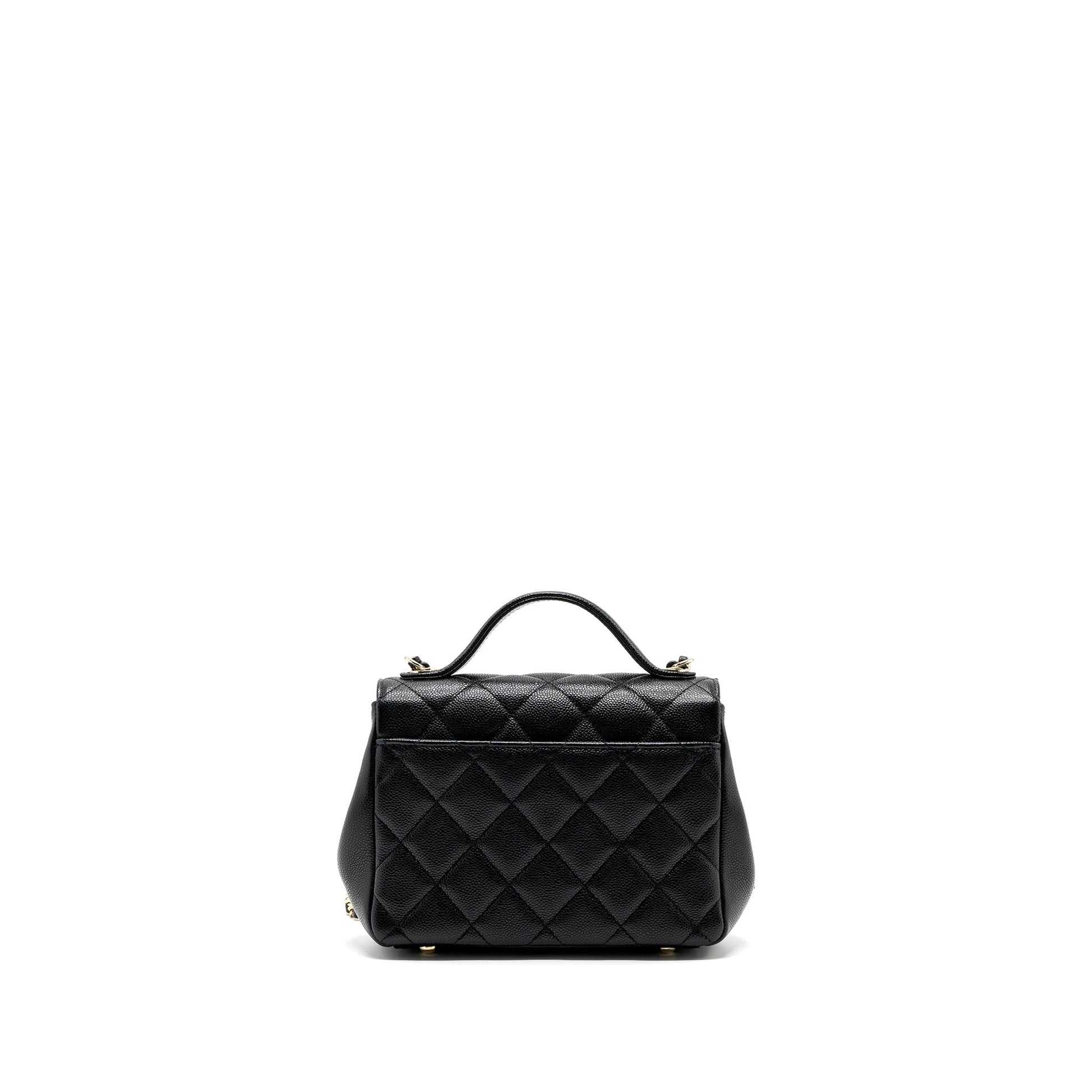 Chanel business affinity caviar LGHW microchip Black Small Handbag Microchip 1