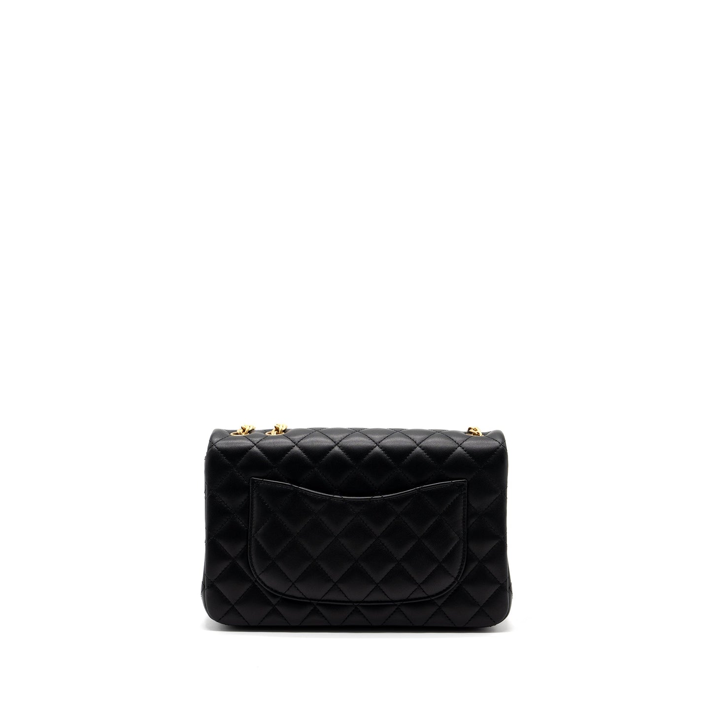 Chanel 23s camellia flap lambskin GHW Mircochip Black Shoulder Bag