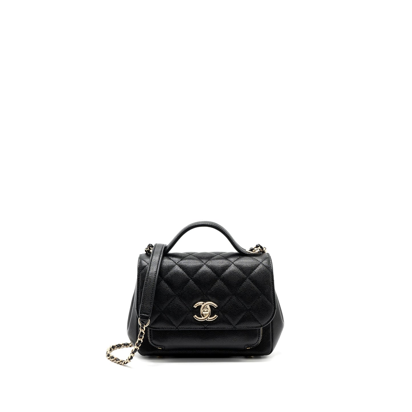 Chanel business affinity caviar LGHW microchip Black Small Handbag Microchip 1