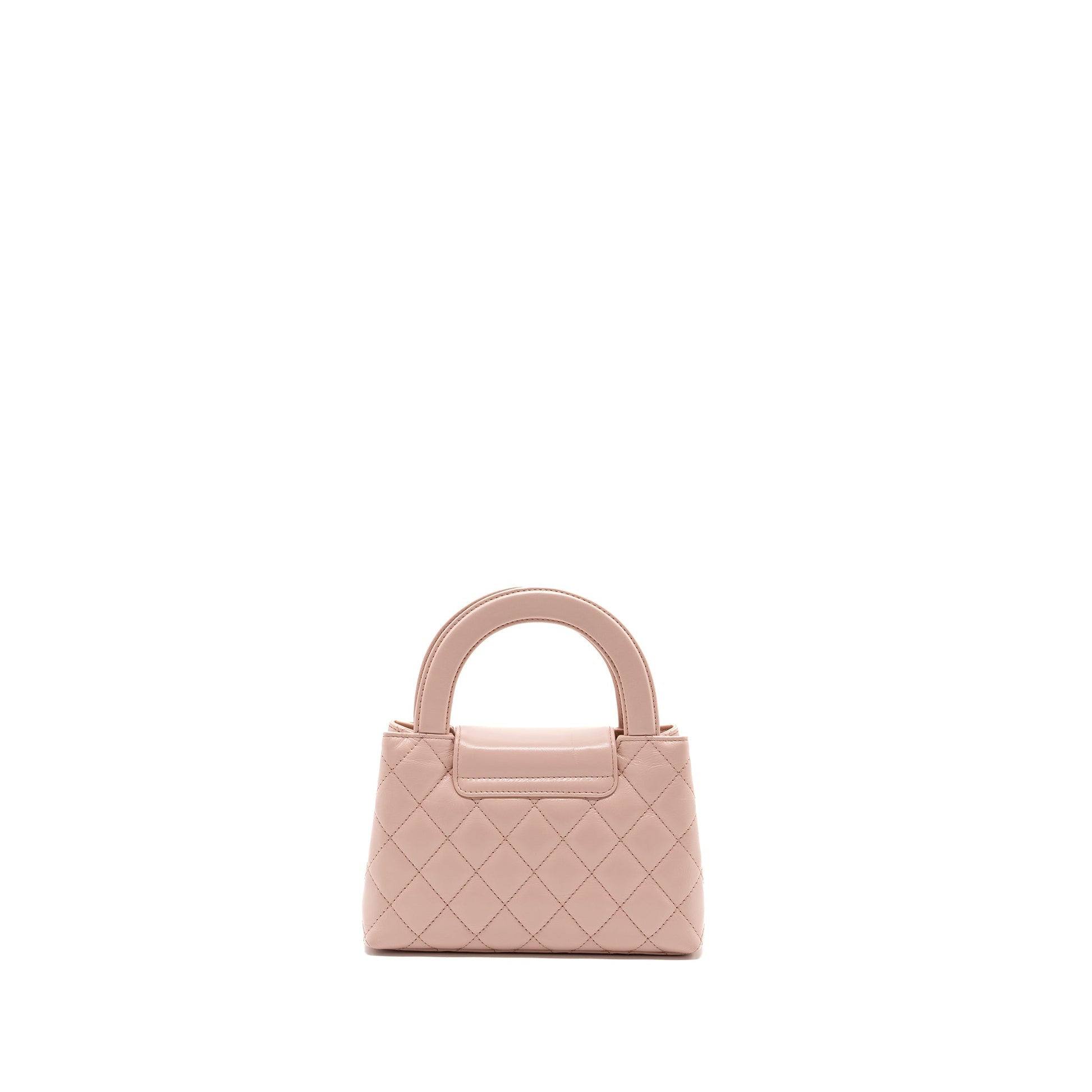 Chanel 23k Shopping Calfskin Light GHW Microchip Pink Tote Bag