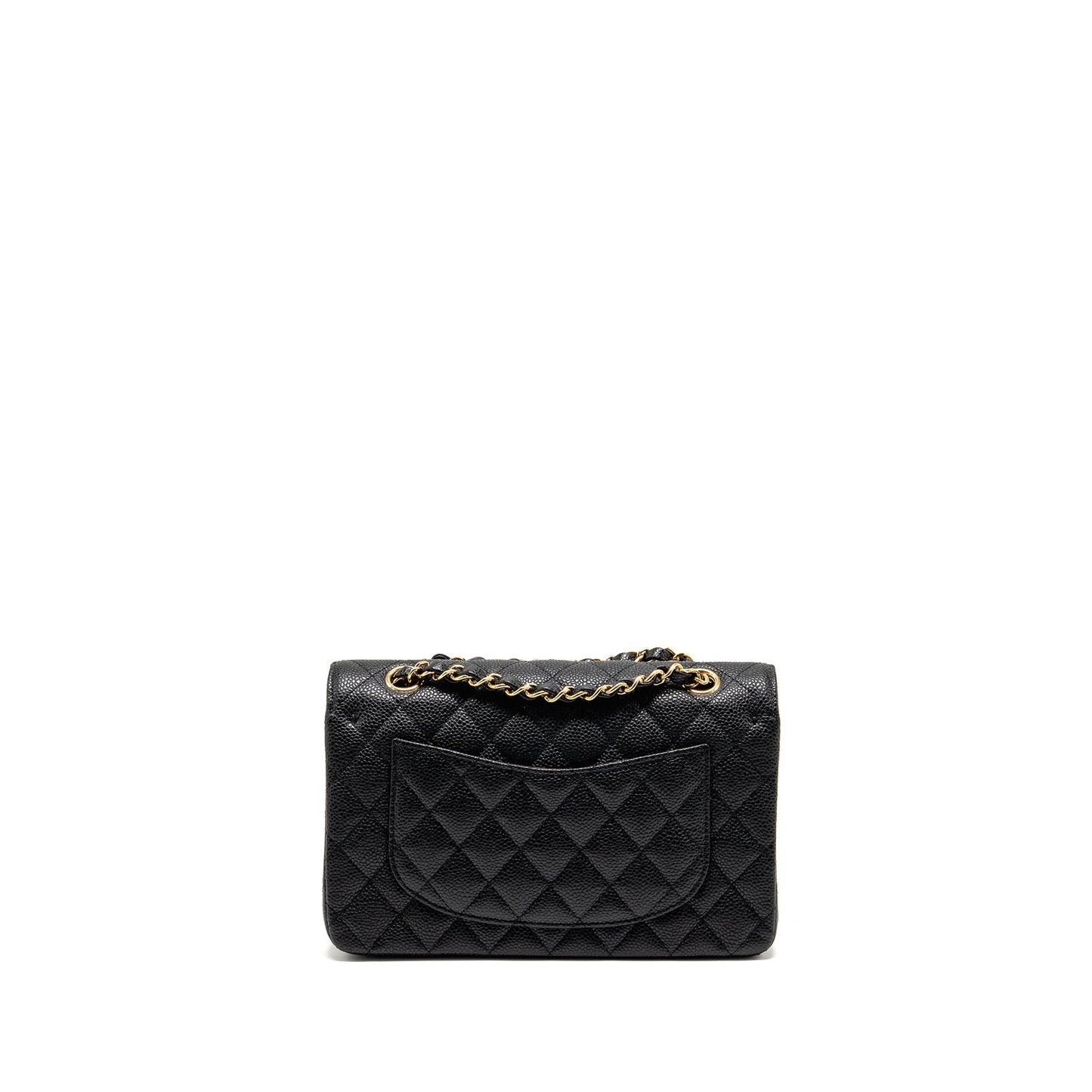 Chanel Classic Double flap caviar GHW microchip Black Small Shoulder Bag Microchip 13