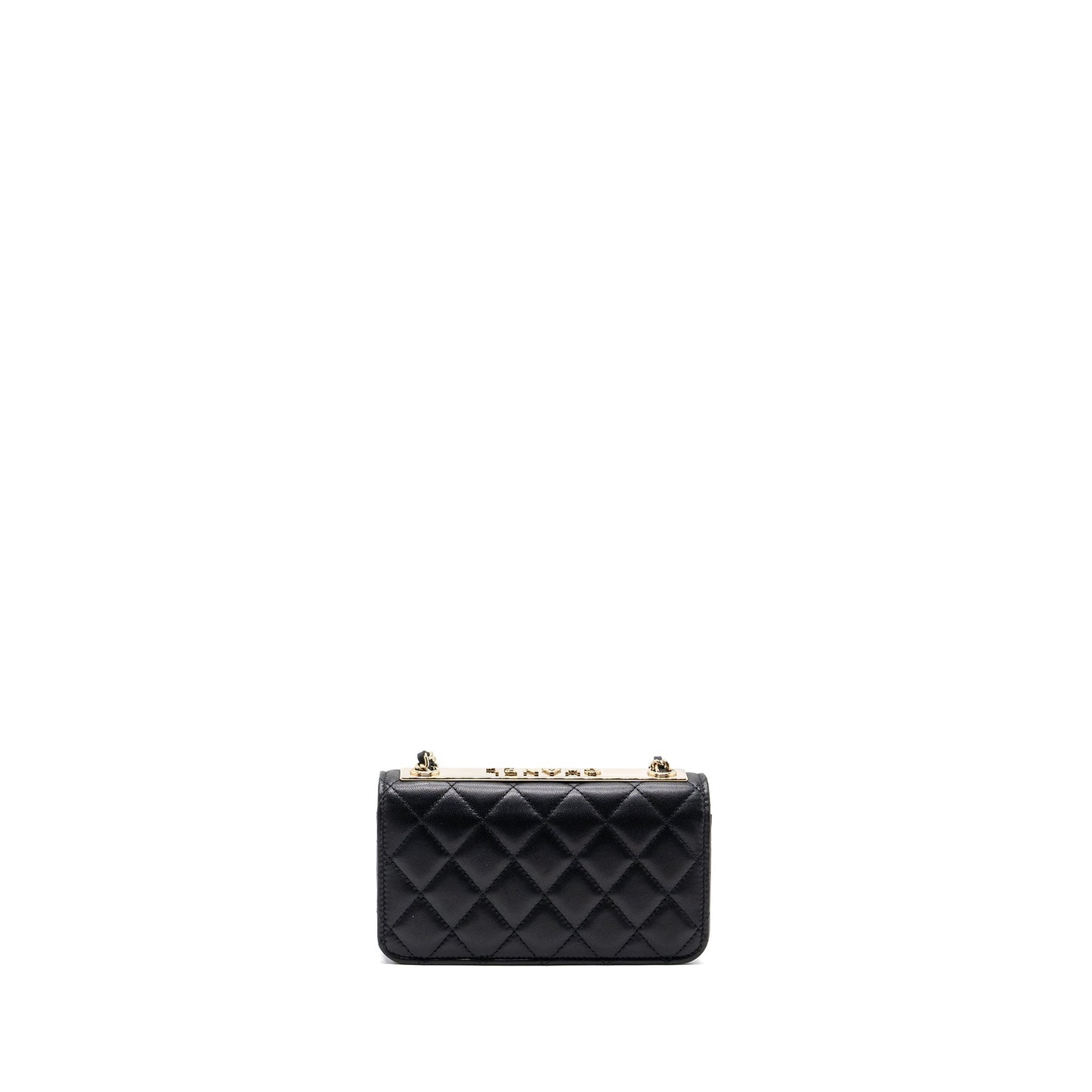 Chanel Trendy CC On Lambskin LGHW microchip Black Wallet Case Microchip 1
