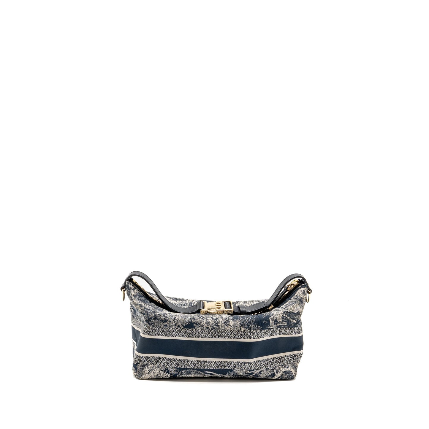 Dior travel Nomad Pouch Toile De Jouy Reverse Blue Medium Travel Bag