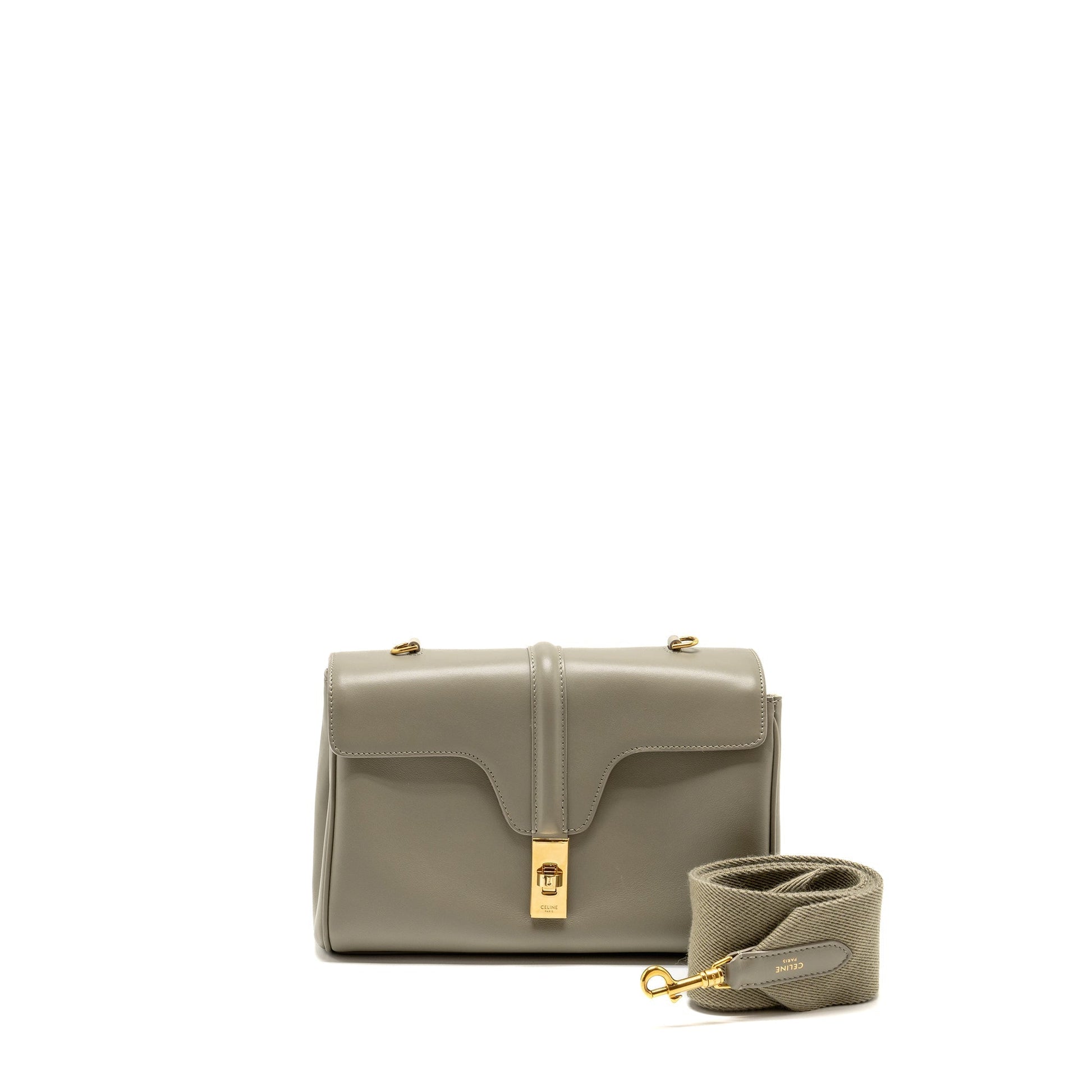 Luxury Teen Soft Calfskin Light Olive Ghw Green Travel Bag