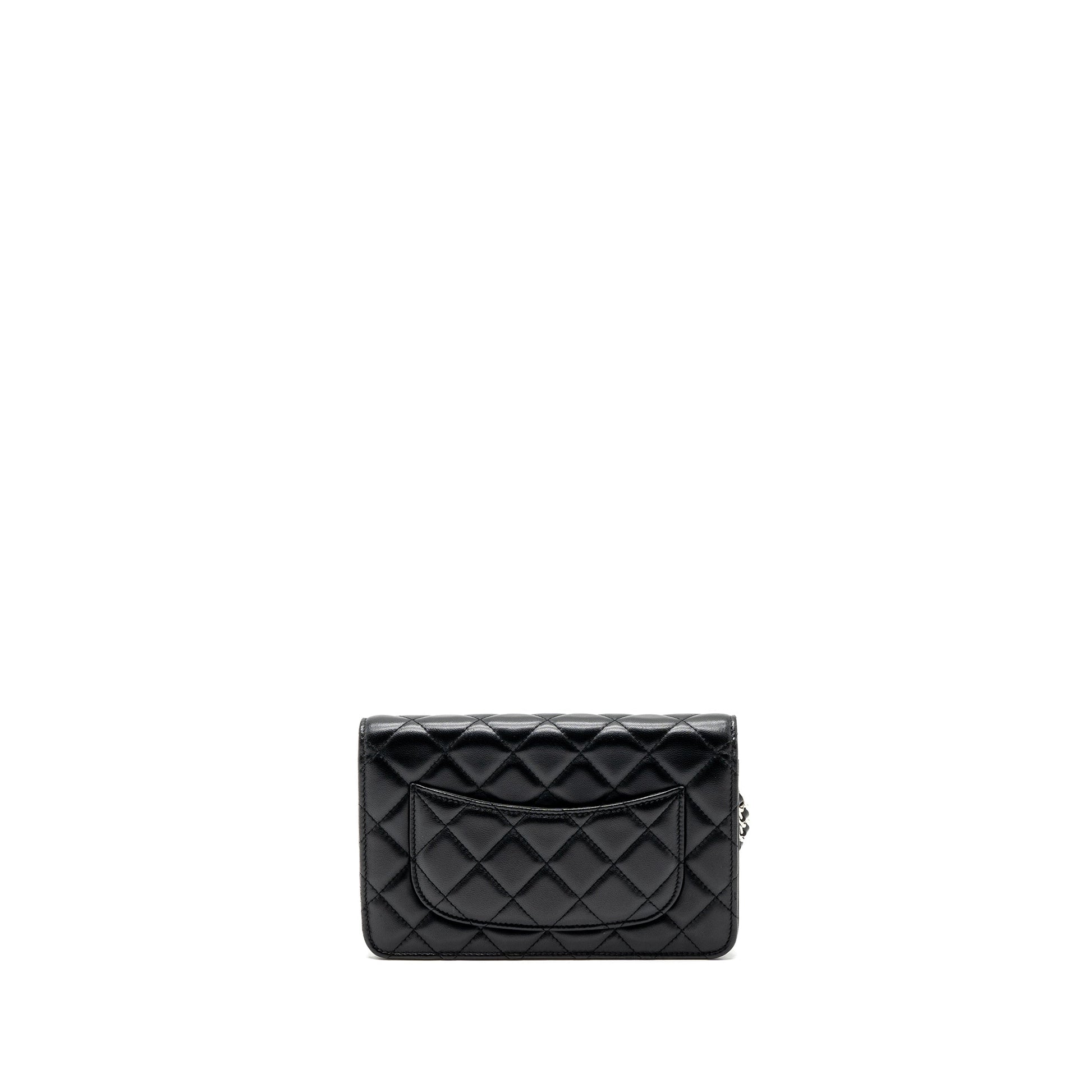 Chanel Classic on Lambskin SHW Black Wallet Case Shw 2