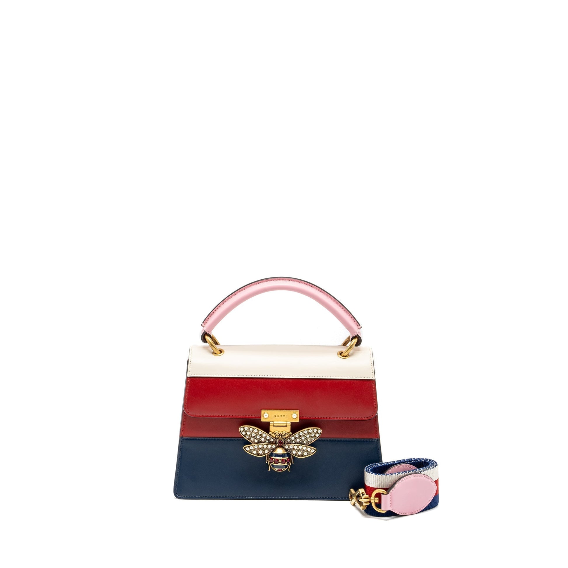 Gucci Queen Margaret Tote Bag Calfskin Multicolour