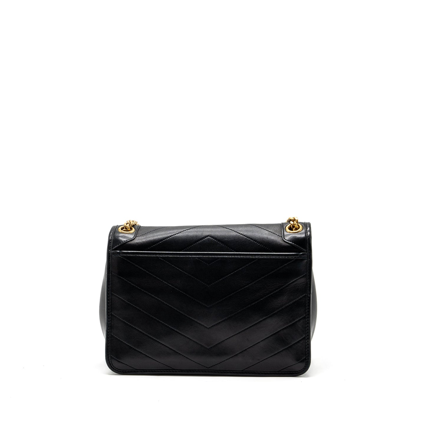 YSL Saint Laurent Saint Laurent Niki Lambskin Travel Bag Black Medium