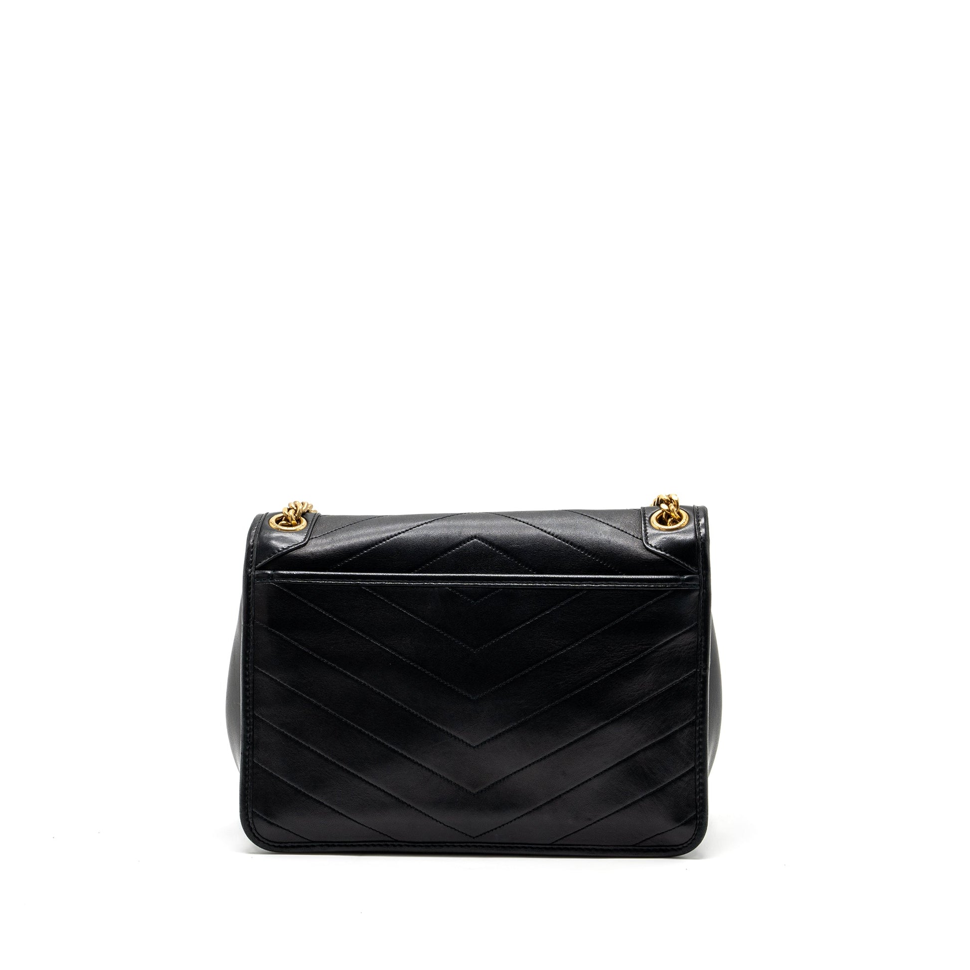 YSL Saint Laurent Saint Laurent Niki Lambskin Travel Bag Black Medium