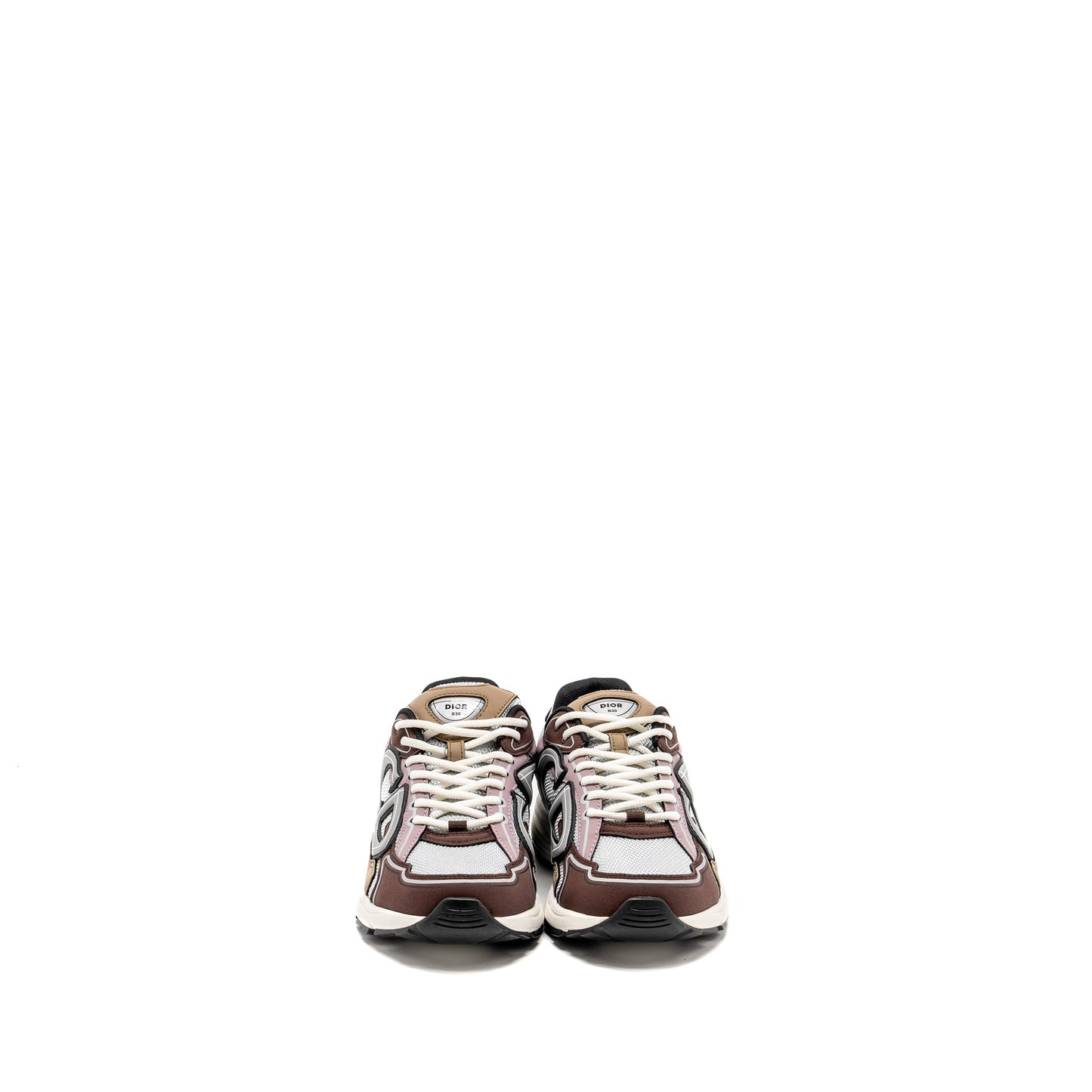 Dior Size B Low Trainers Technical Mesh Calfskin Brown Travel Bag