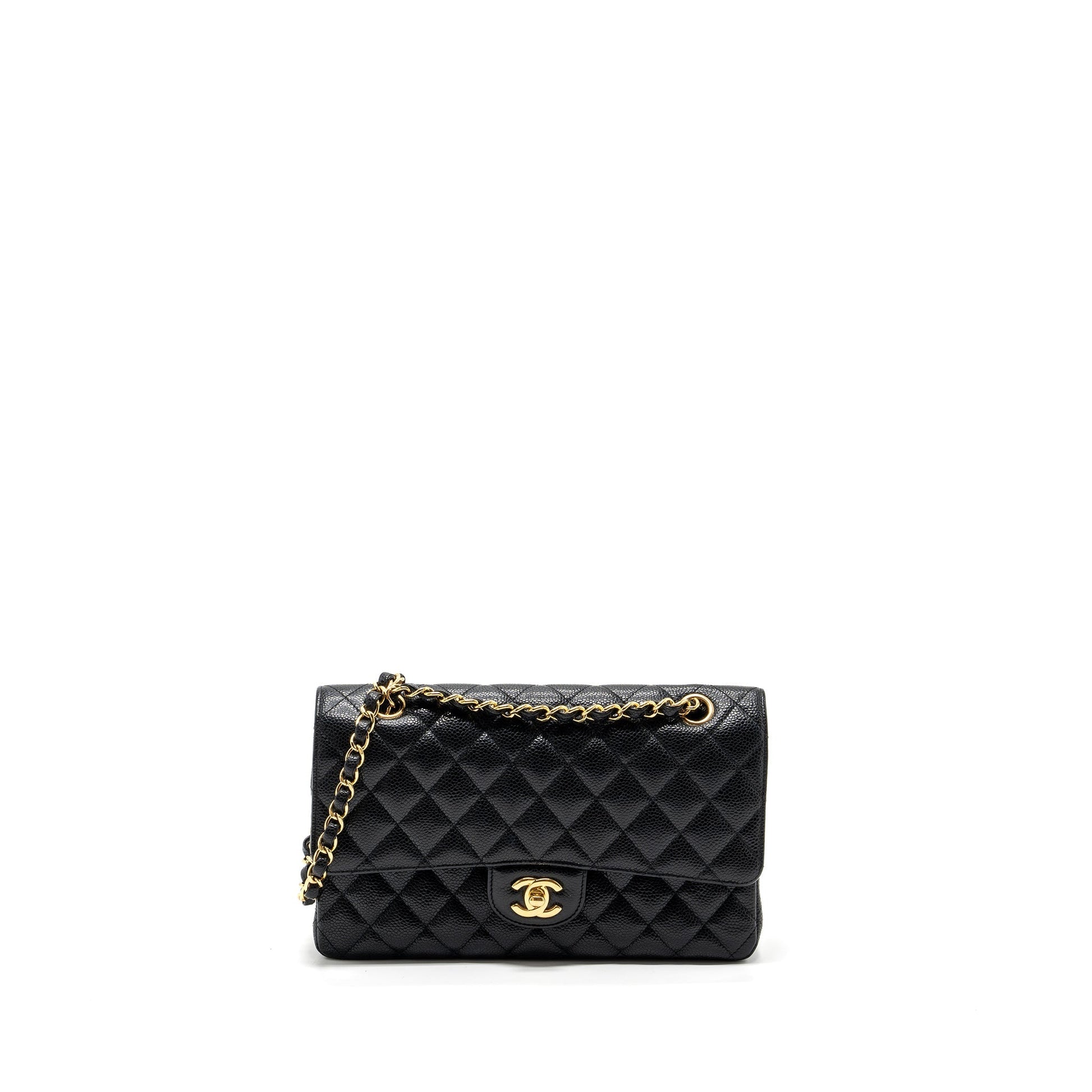 Chanel classic double flap caviar GHW Shoulder Bag