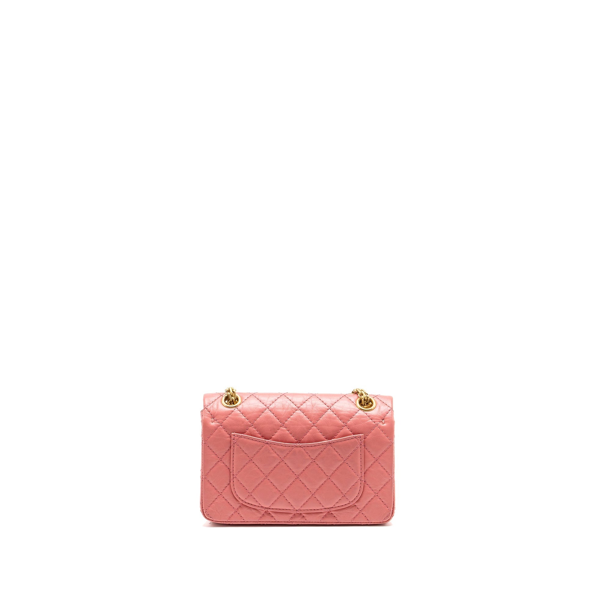 Chanel 2.55 Reissue flap calfskin GHW Pink Shoulder Bag