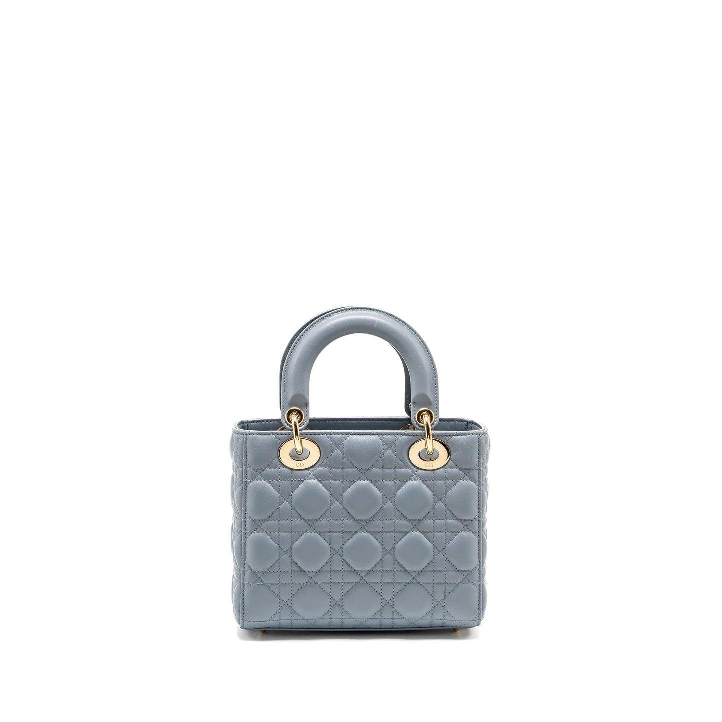 Dior My Lady Lambskin Handbag Blue Small Travel Bag