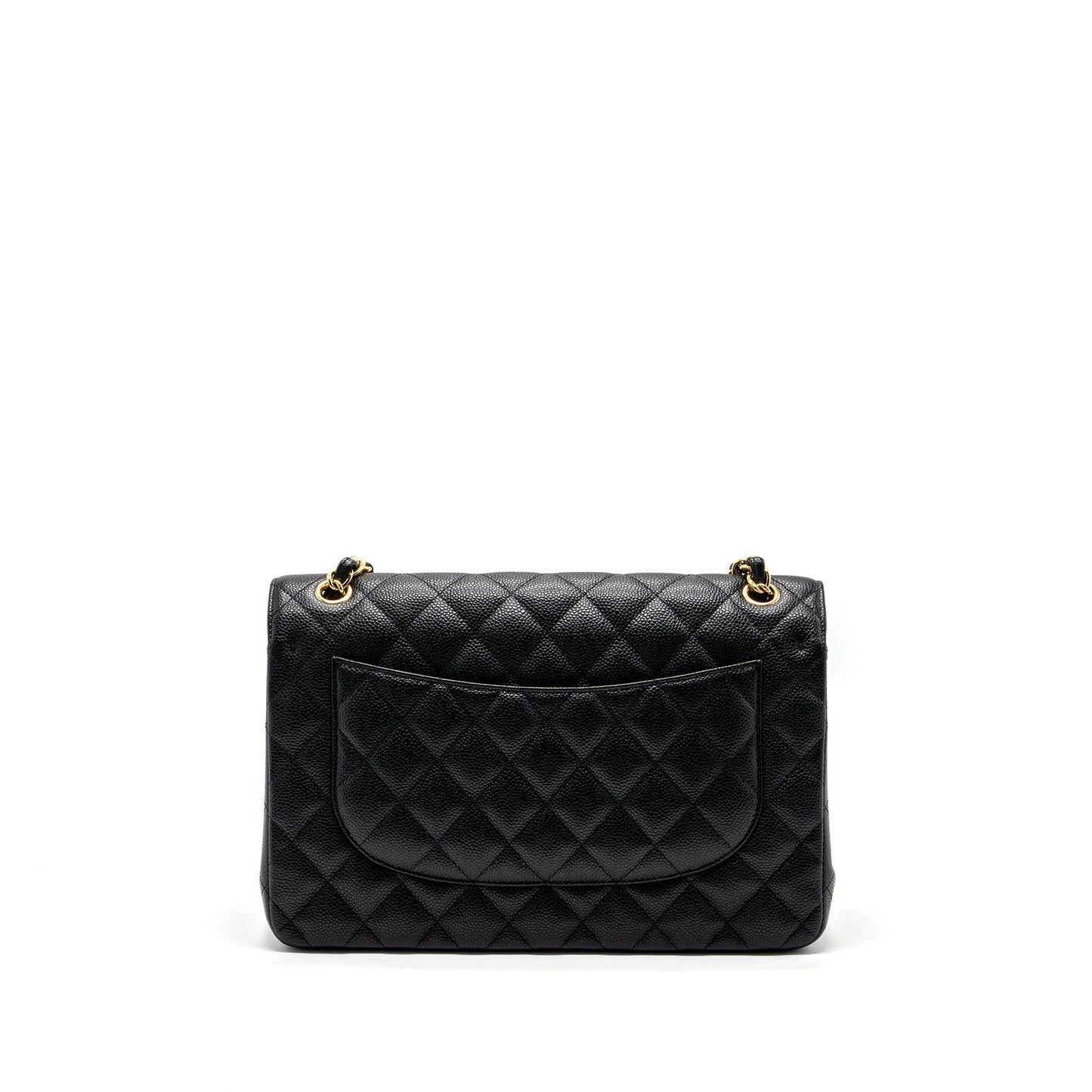 Chanel jumbo classic double flap caviar GHW Black Shoulder Bag Ghw 5