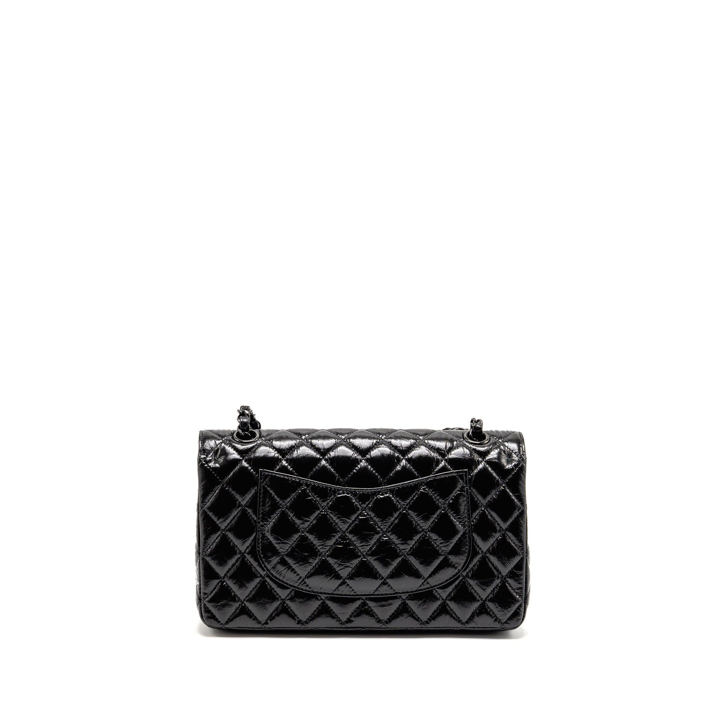 Chanel Classic Double Flap Patent SO Black Shoulder Bag