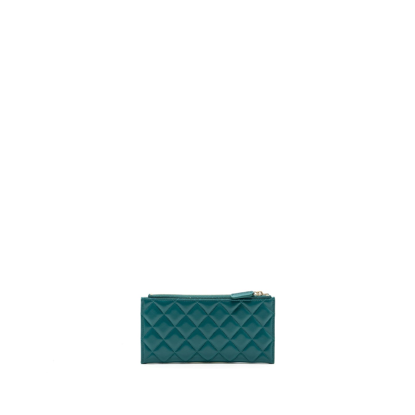 Chanel boy zip lambskin LGHW Green Handbag