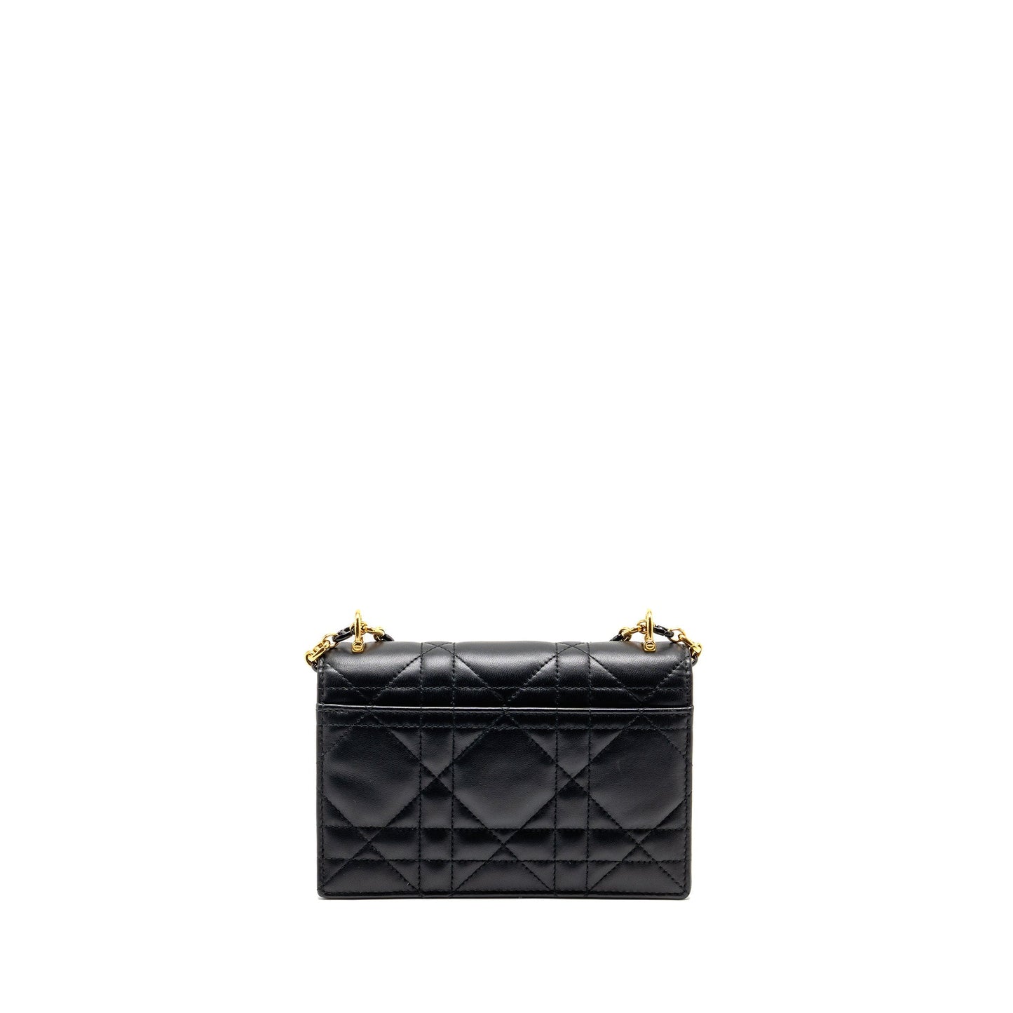 Dior Miss Caro Purse With Lambskin Multicolour Hardware Black Mini Travel Bag