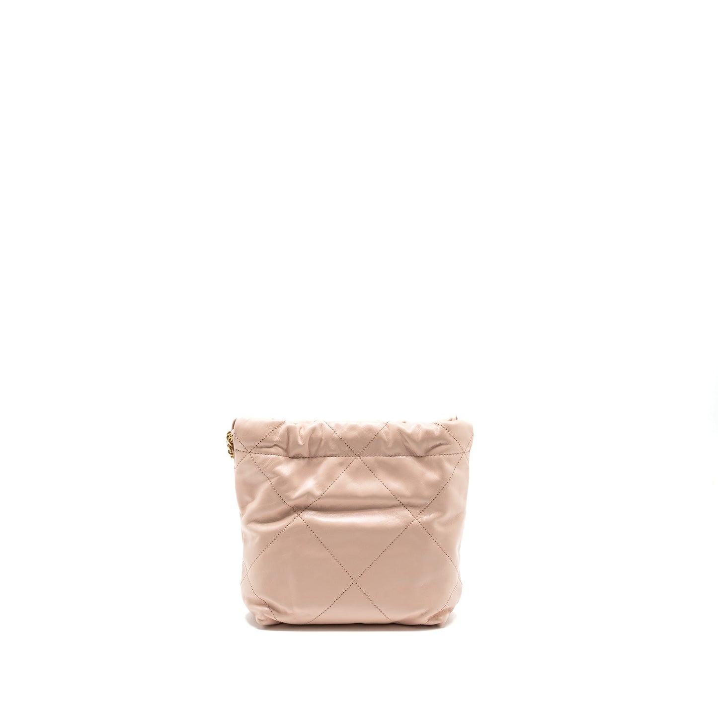 Chanel 22 Shiny Calfskin GHW microchip Pink Mini Bag