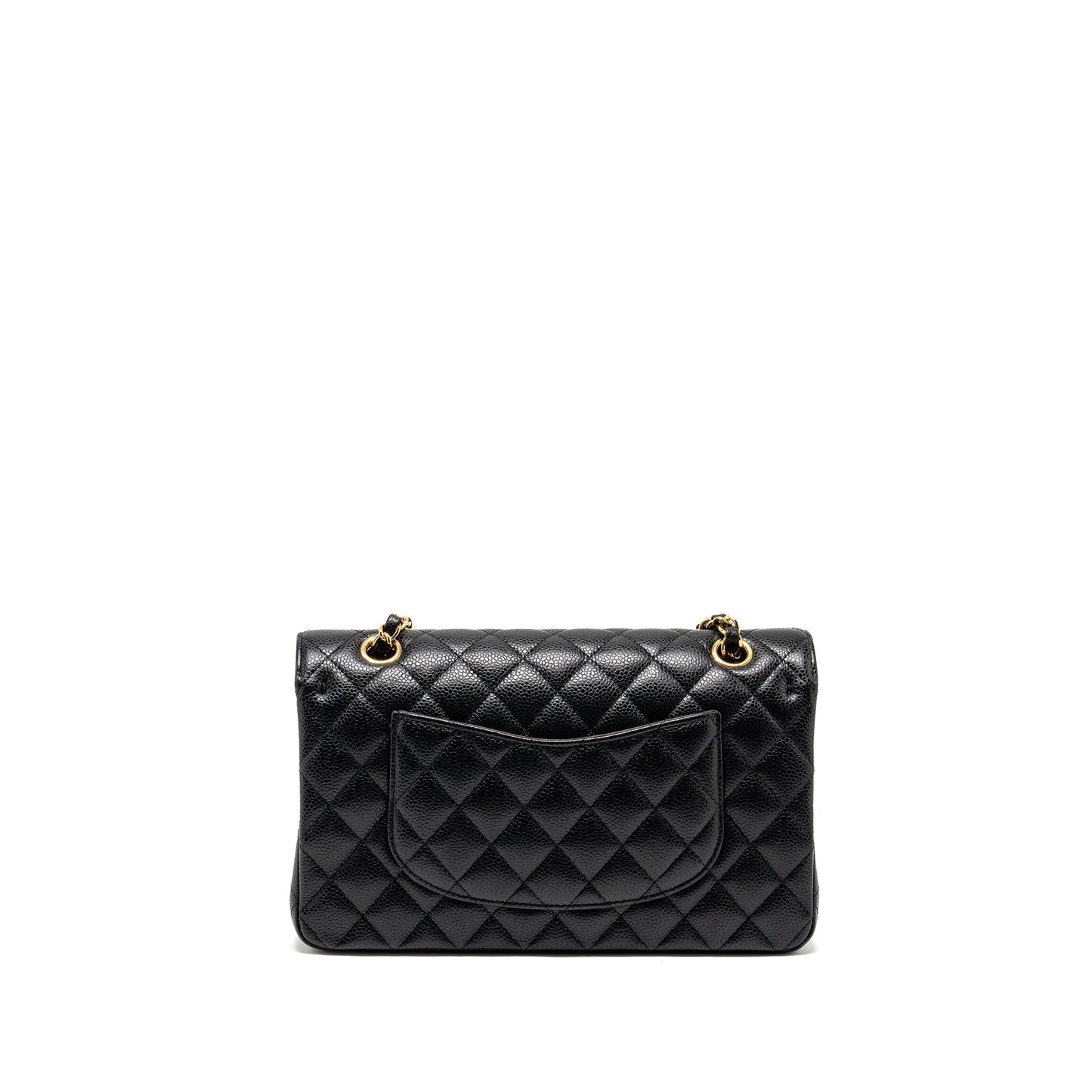 Chanel Classic Double Flap Caviar GHW Black Shoulder Bag Ghw 27