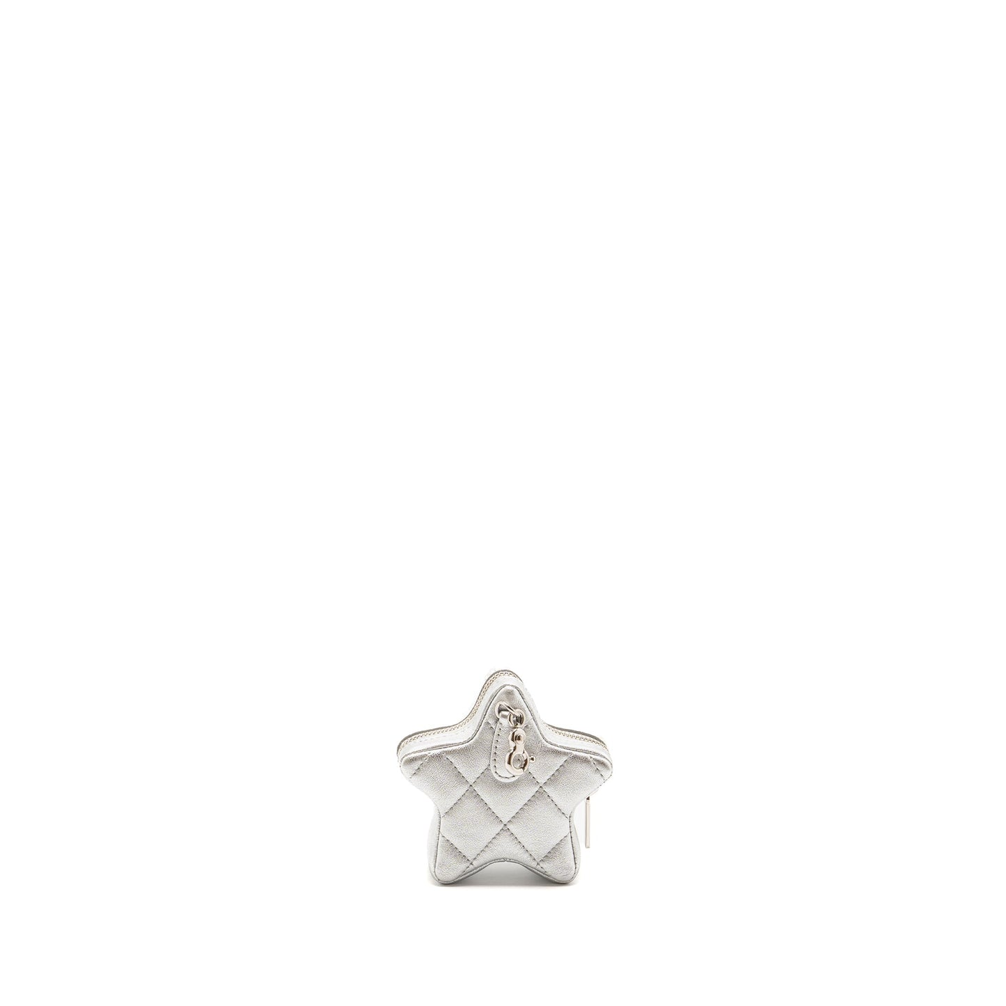Chanel Star Coin Purse Charm Lambskin SHW Silver Key Chain