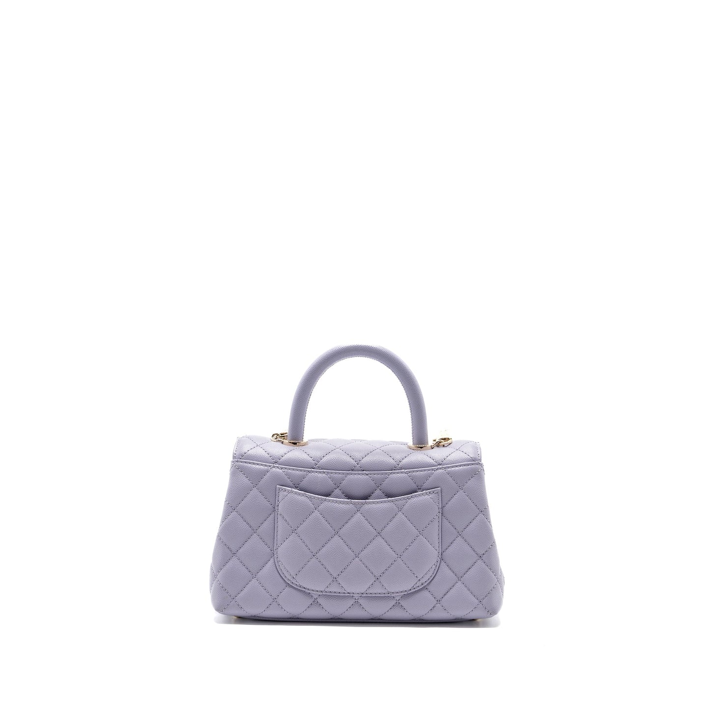 Chanel Coco Handle Caviar Light Purple LGHW Small Handbag