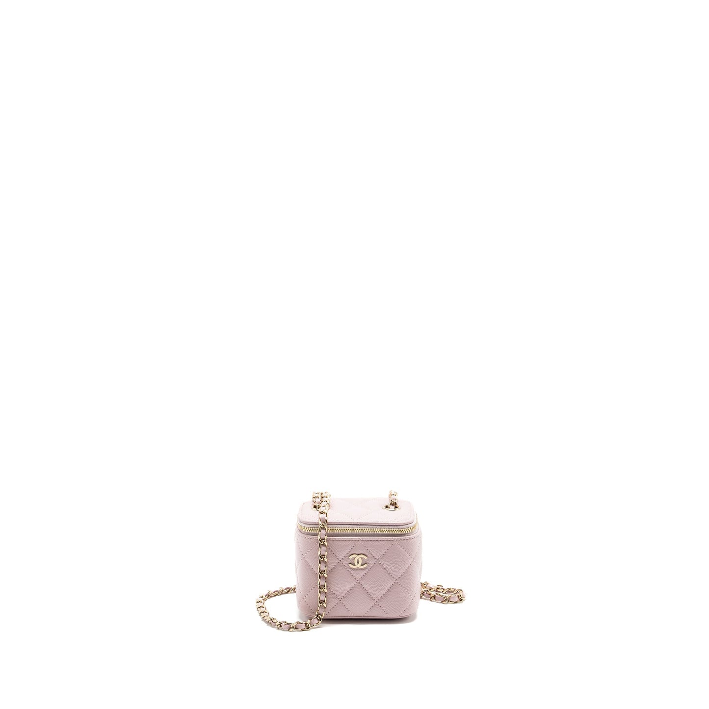 Chanel vanity caviar LGHW Pink Mini Bag Caviar Lghw