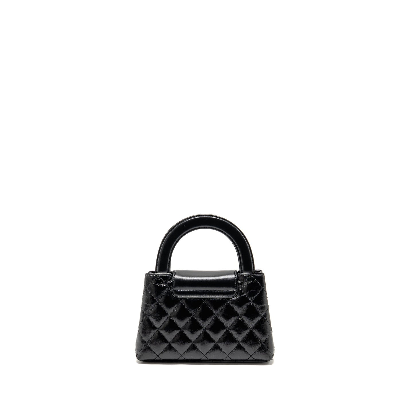 Chanel kelly shopping calfskin GHW Microchip Black Tote Bag Microchip 5