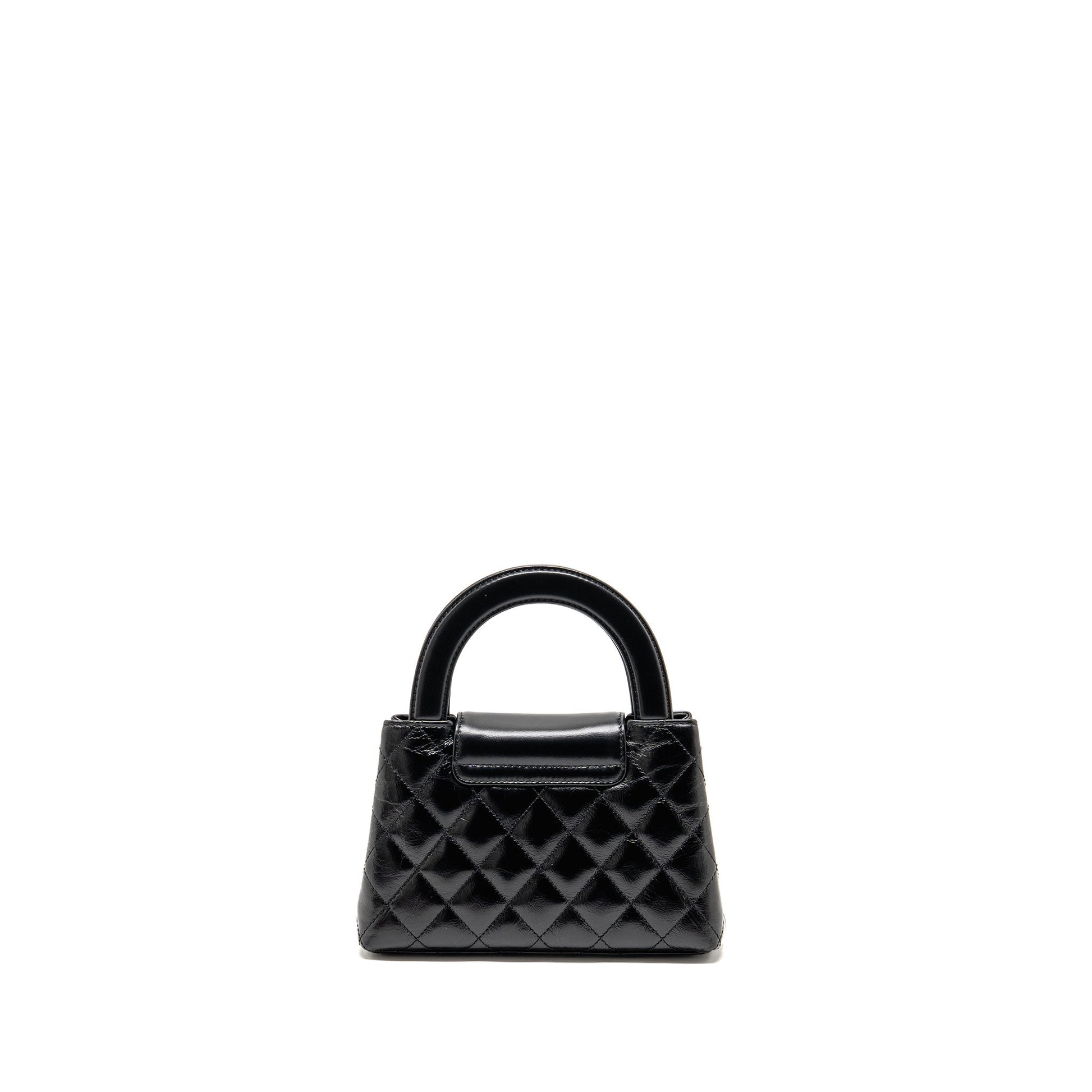 Chanel kelly shopping calfskin GHW Microchip Black Tote Bag Microchip 5