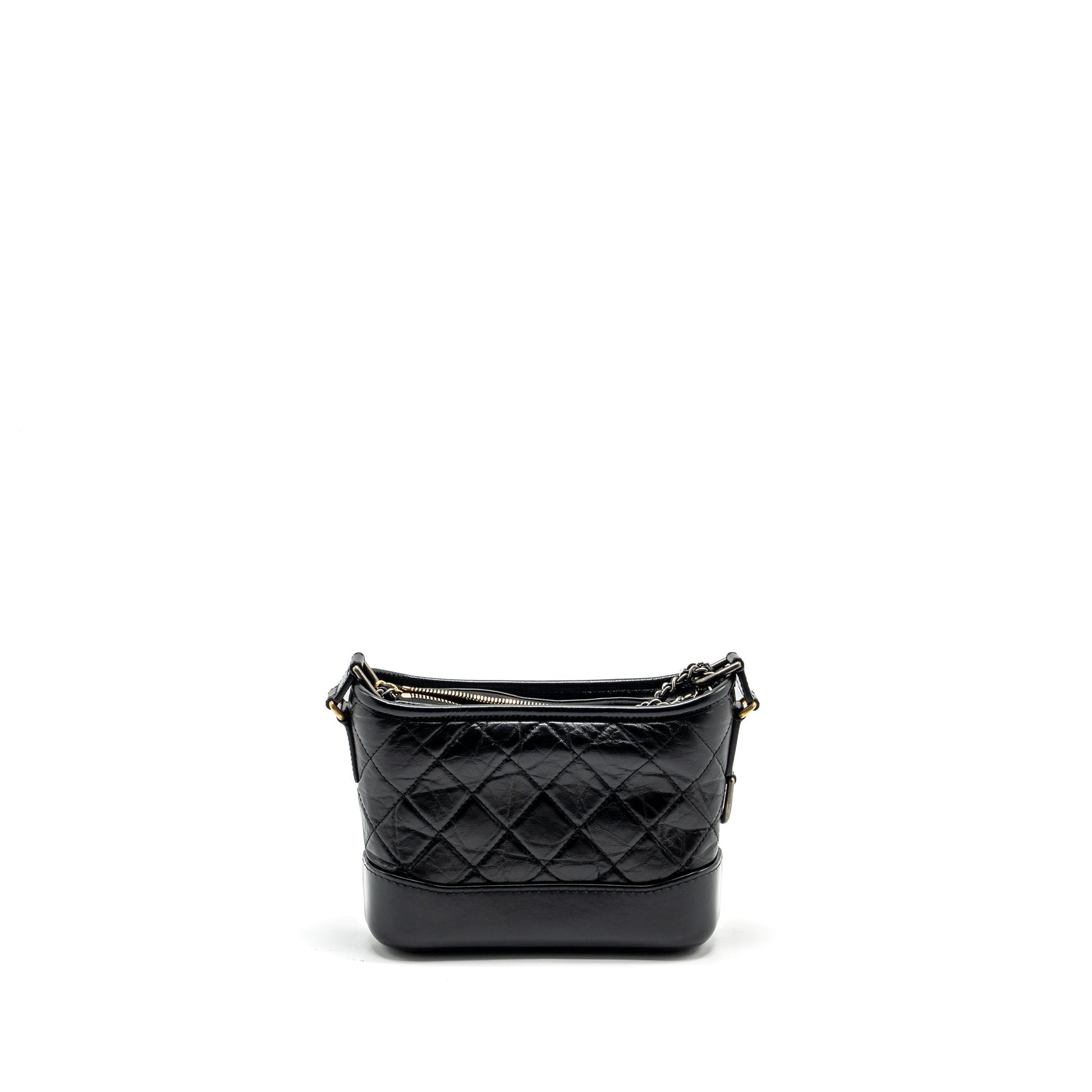 Chanel Gabrielle Hobo Calfskin Hardware Multicolour Black Small Shoulder Bag 4
