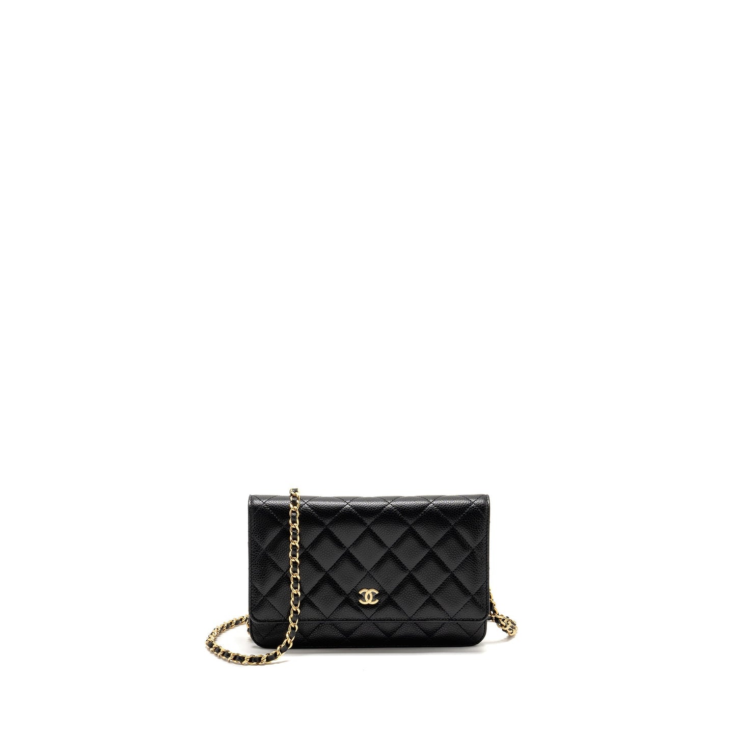 Chanel Classic on Caviar GHW microchip Black Wallet Case Ghwmicrochip 2