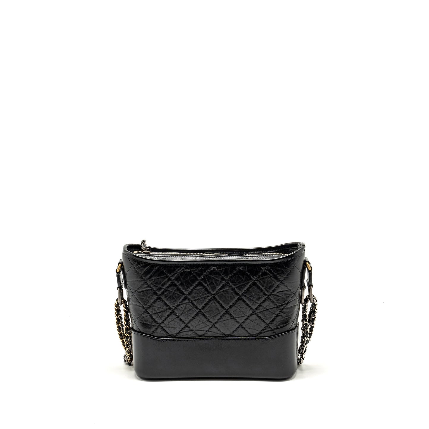 Chanel New Gabrielle Hobo Calfskin Hardware Microchip Multicolour Black Shoulder Bag Hardware Microchip