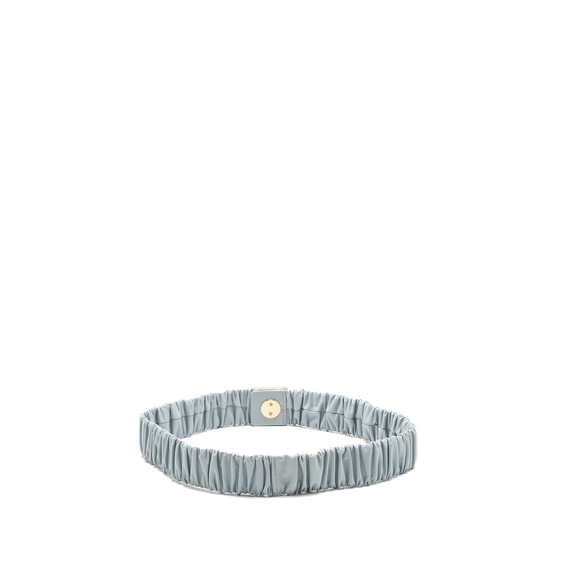 Chanel Light Tone Blue Gold Belt