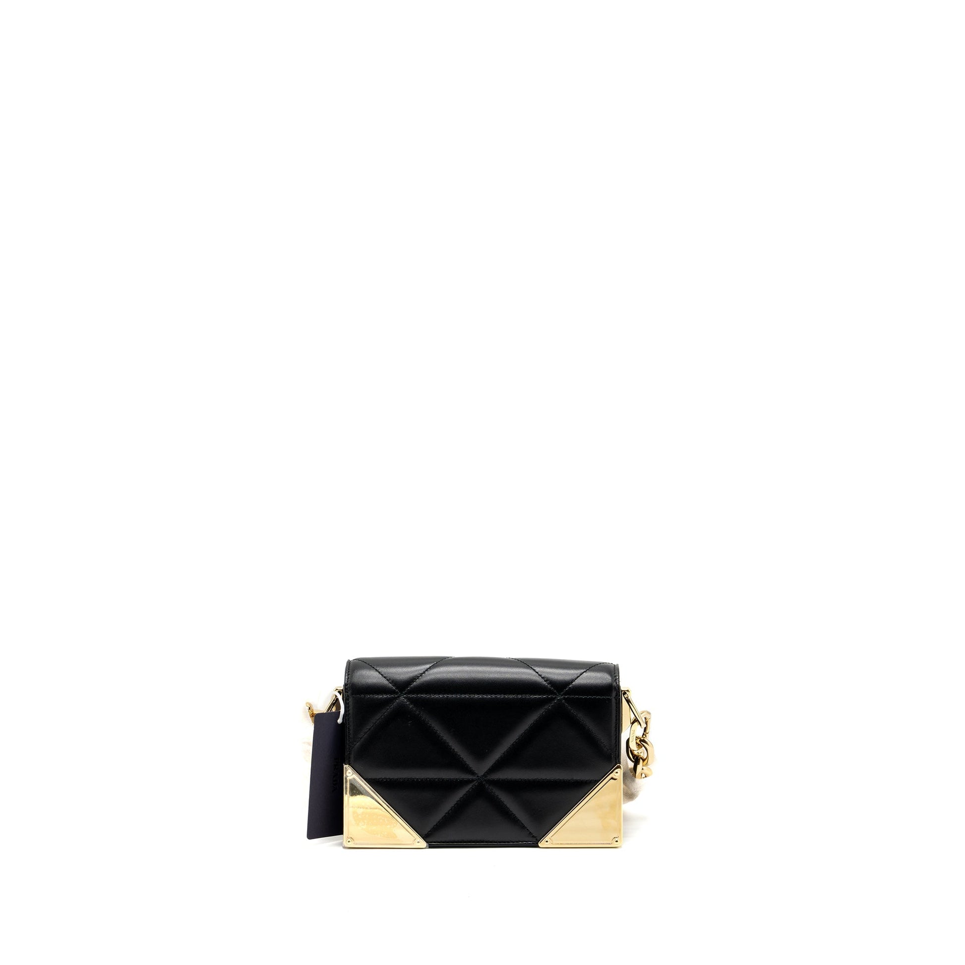 Prada Mini Purse Nappa Handbag Leather Quilted Travel Bag