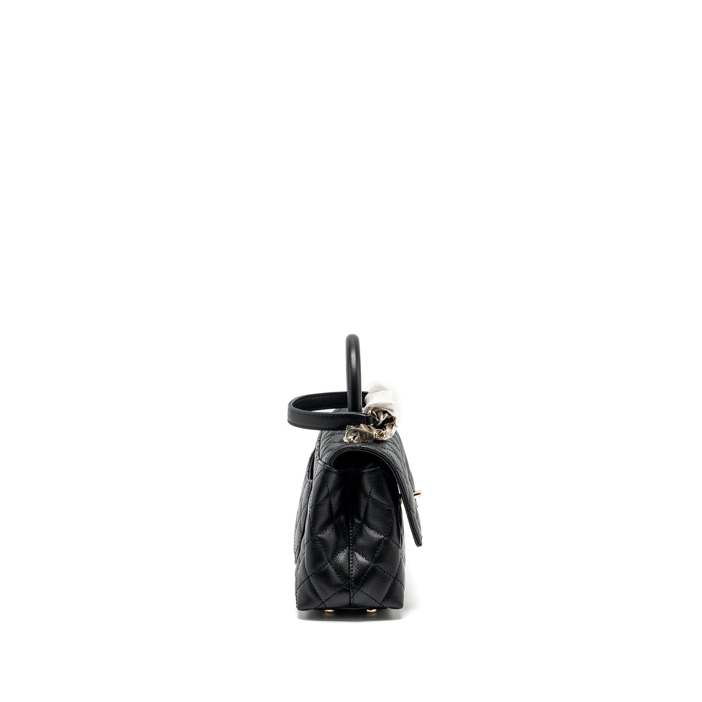 Chanel Coco Handle Caviar LGHW microchip Black Small Handbag Microchip 15