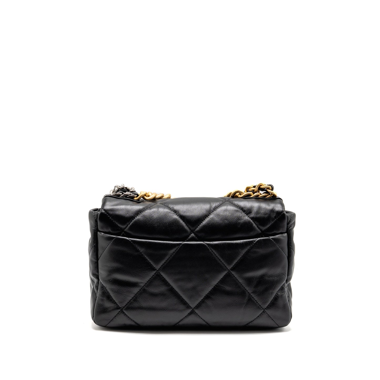 Chanel 19 Goatskin GHW Black Handbag