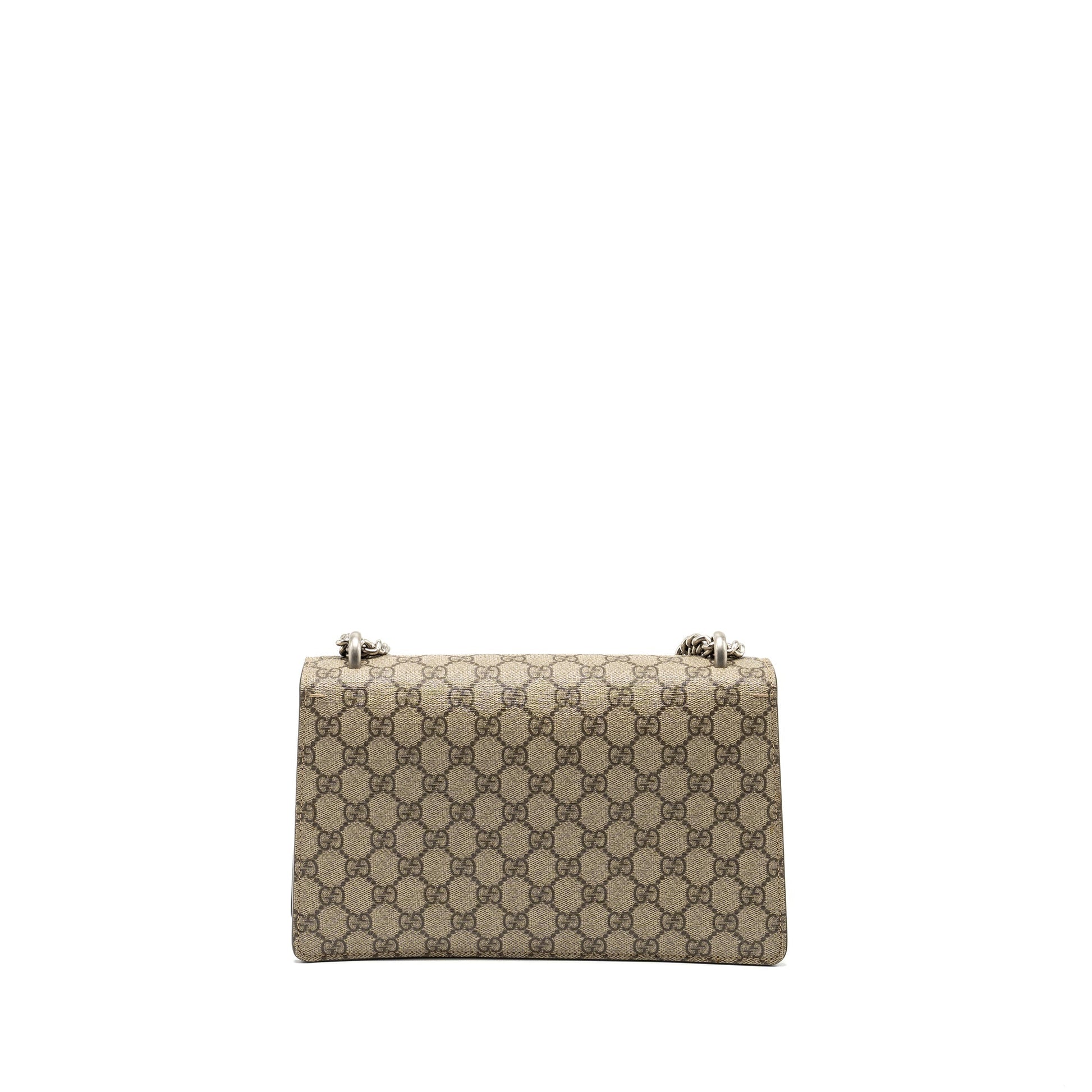Gucci Dionysus Shoulder Bag Supreme Shw Canvas Suede Beige Shw