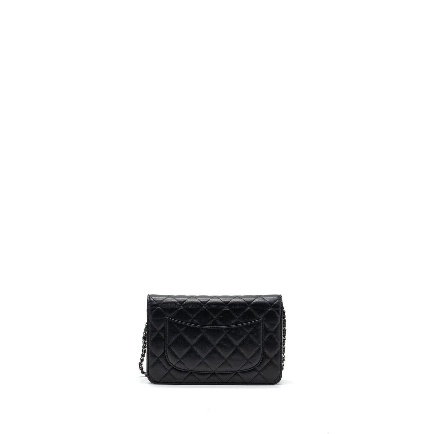 Chanel 2.55 Reissue Lucky Charms On Aged Black Key Chain Ruthenium Shw