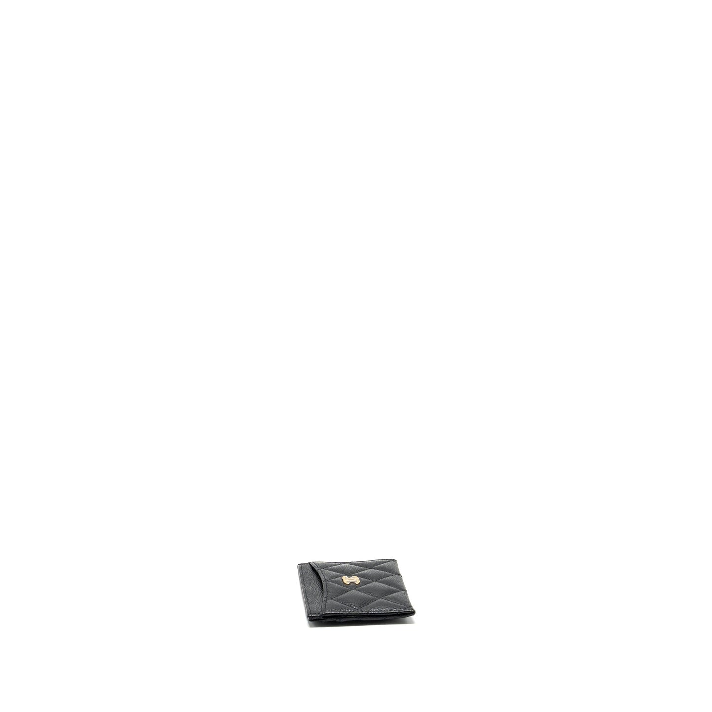 Chanel Classic Card Holder caviar GHW microchip Black Wallet Case Microchip 4