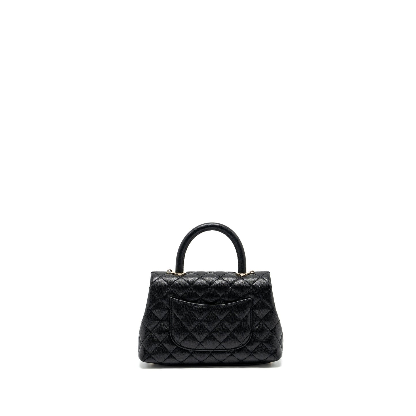 Chanel Coco Handle Caviar LGHW Black Small Handbag Lghw 3