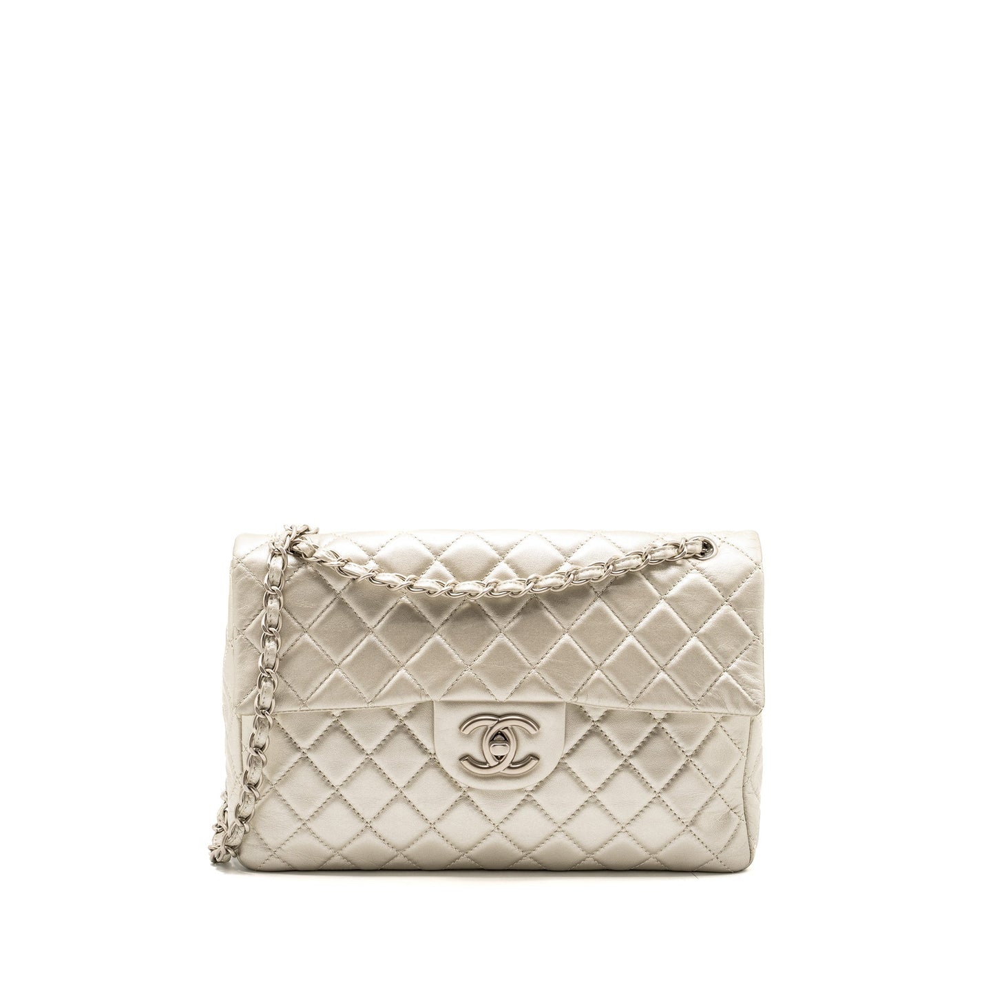 Chanel Classic Quilted Flap Lambskin Gold Shoulder Bag