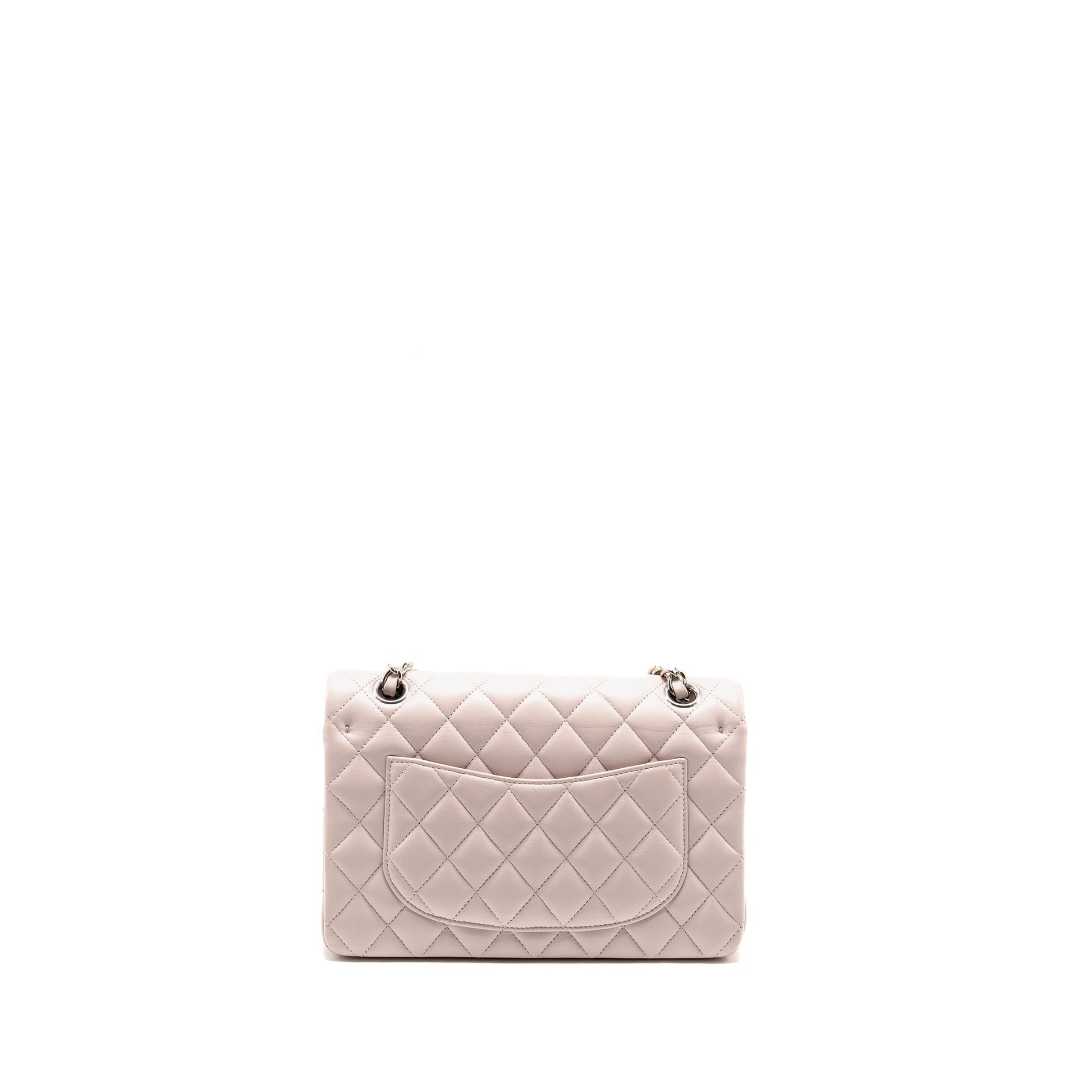 Chanel Classic Double Flap Lambskin Light Purple Small Shoulder Bag