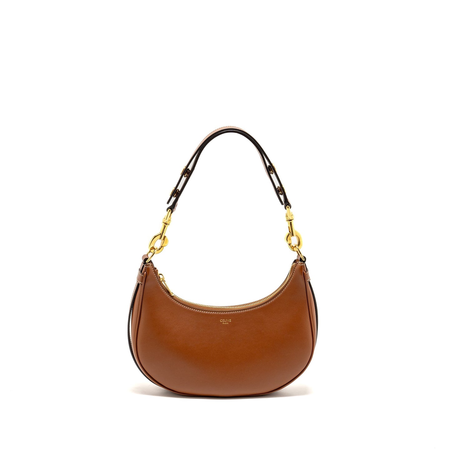 Luxury Ava Strap Bag Smooth Calfskin Ghw Tan Medium Travel Bag