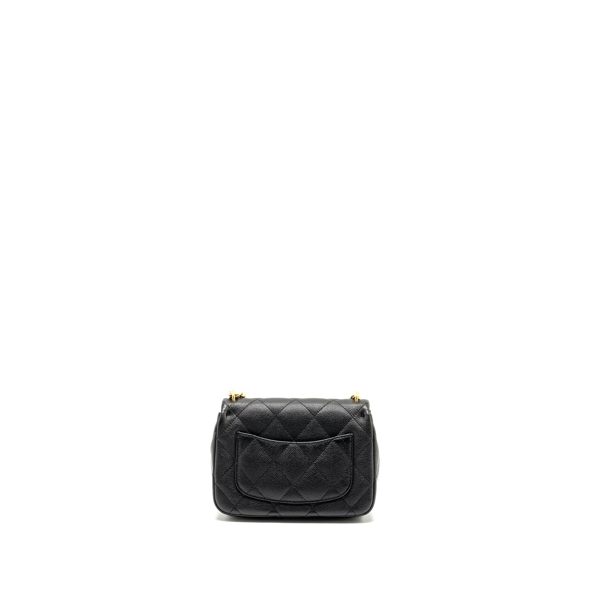 Chanel Coco Love Flap Adjustable Caviar GHW Black Shoulder Bag
