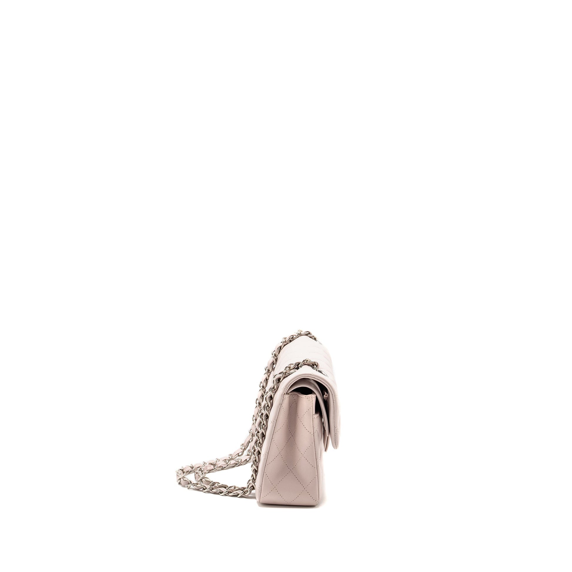 Chanel Classic Double Flap Lambskin Light Purple Small Shoulder Bag