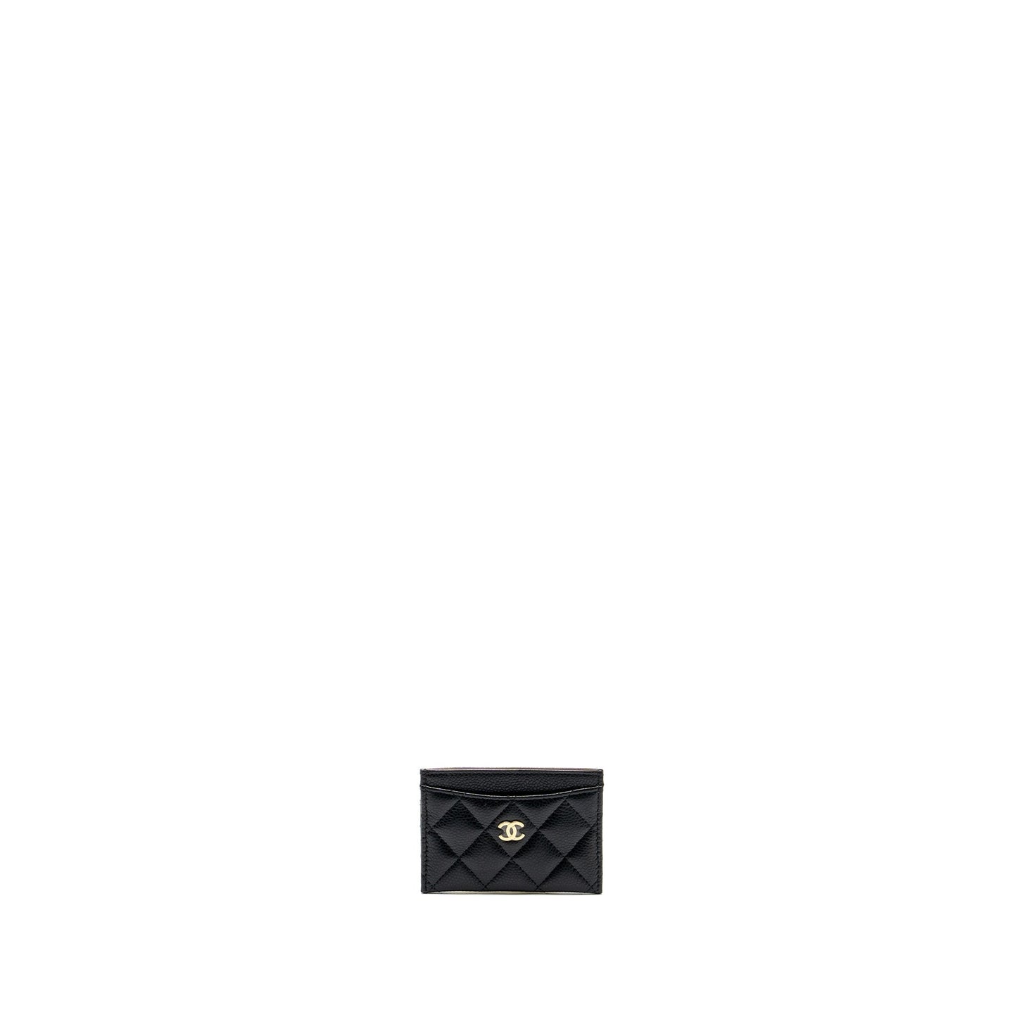 Chanel Classic Card Holder caviar GHW microchip Black Wallet Case Microchip 4