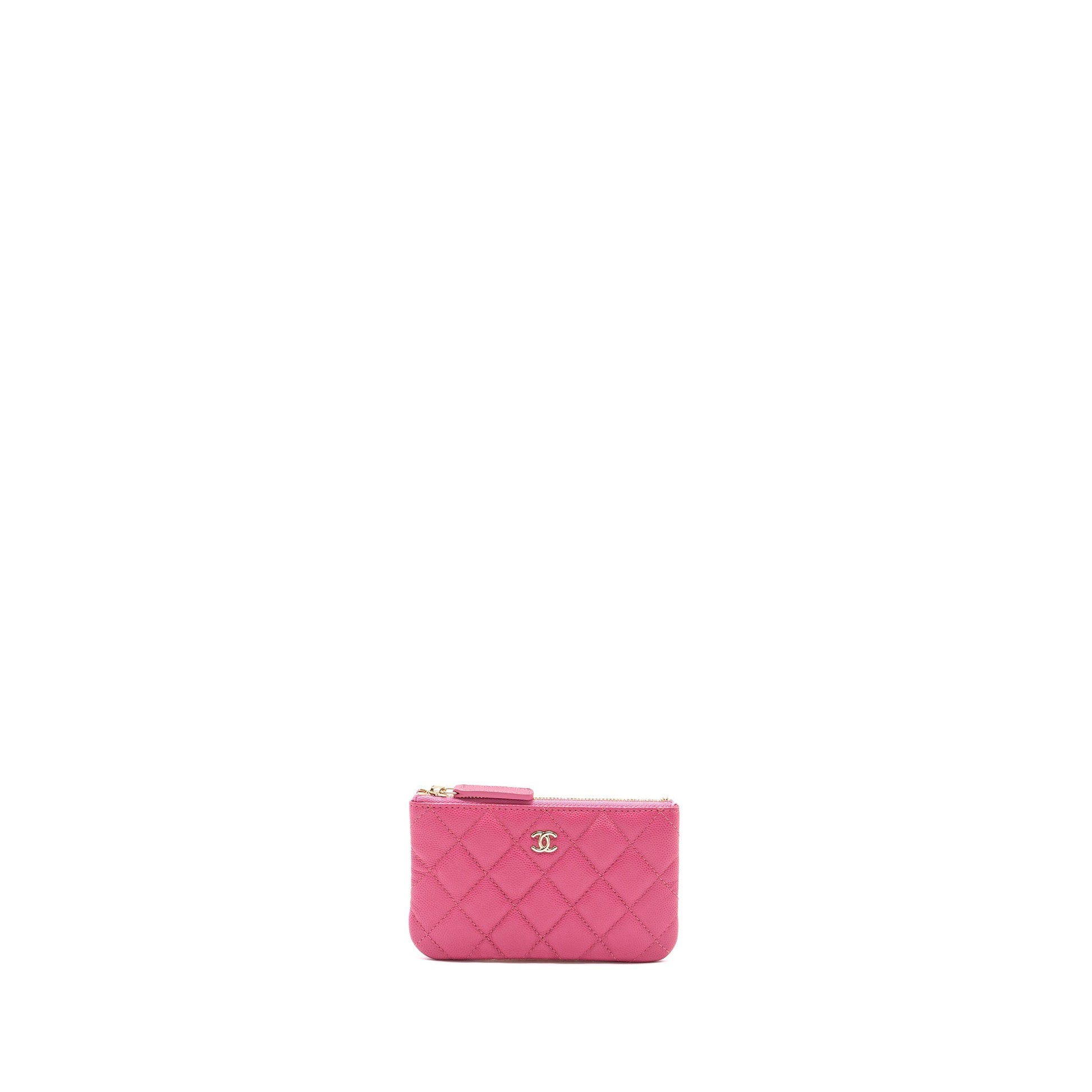 Chanel zippy caviar LGHW Pink Handbag