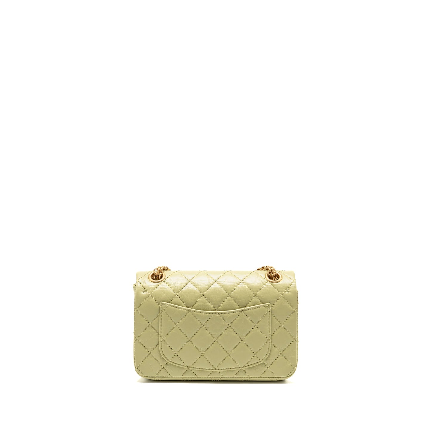 Chanel 2.55 Reissue Aged Calfskin GHW Green Mini Bag